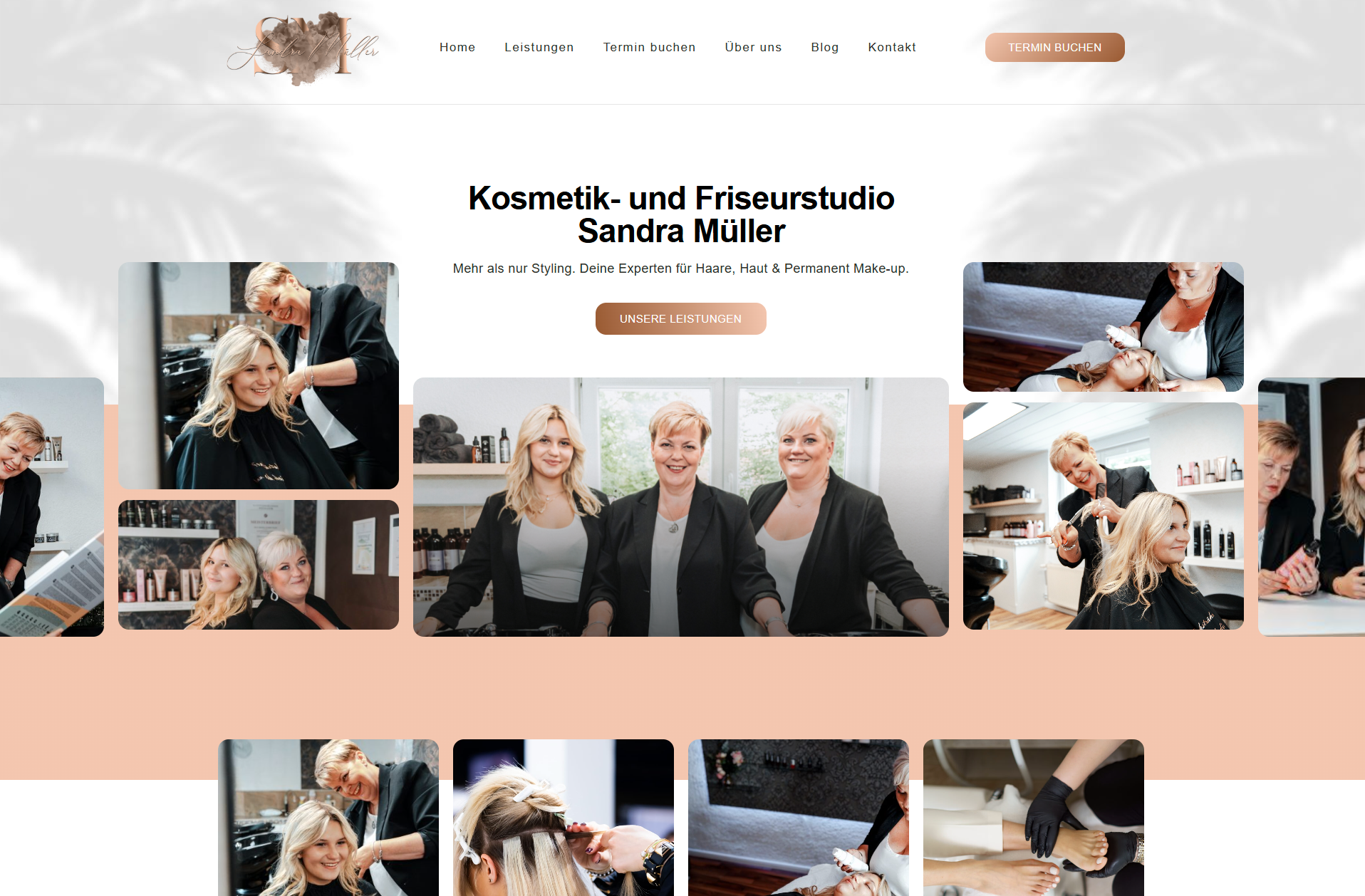Webdesign Referenz Kosmetik