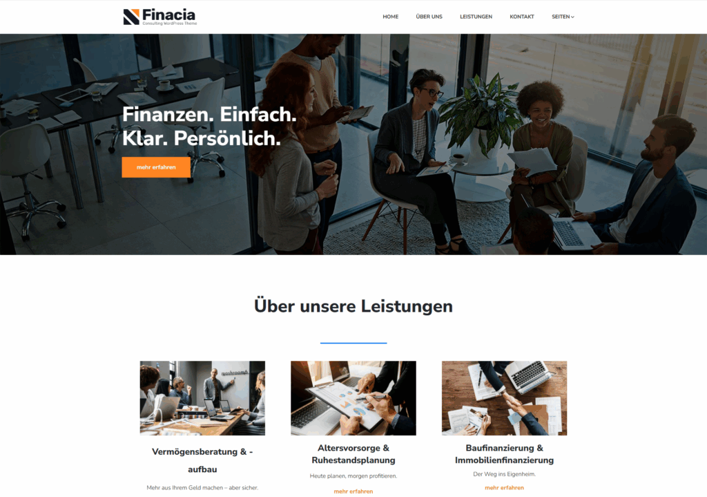 Webdesign Referenz Finanzberater