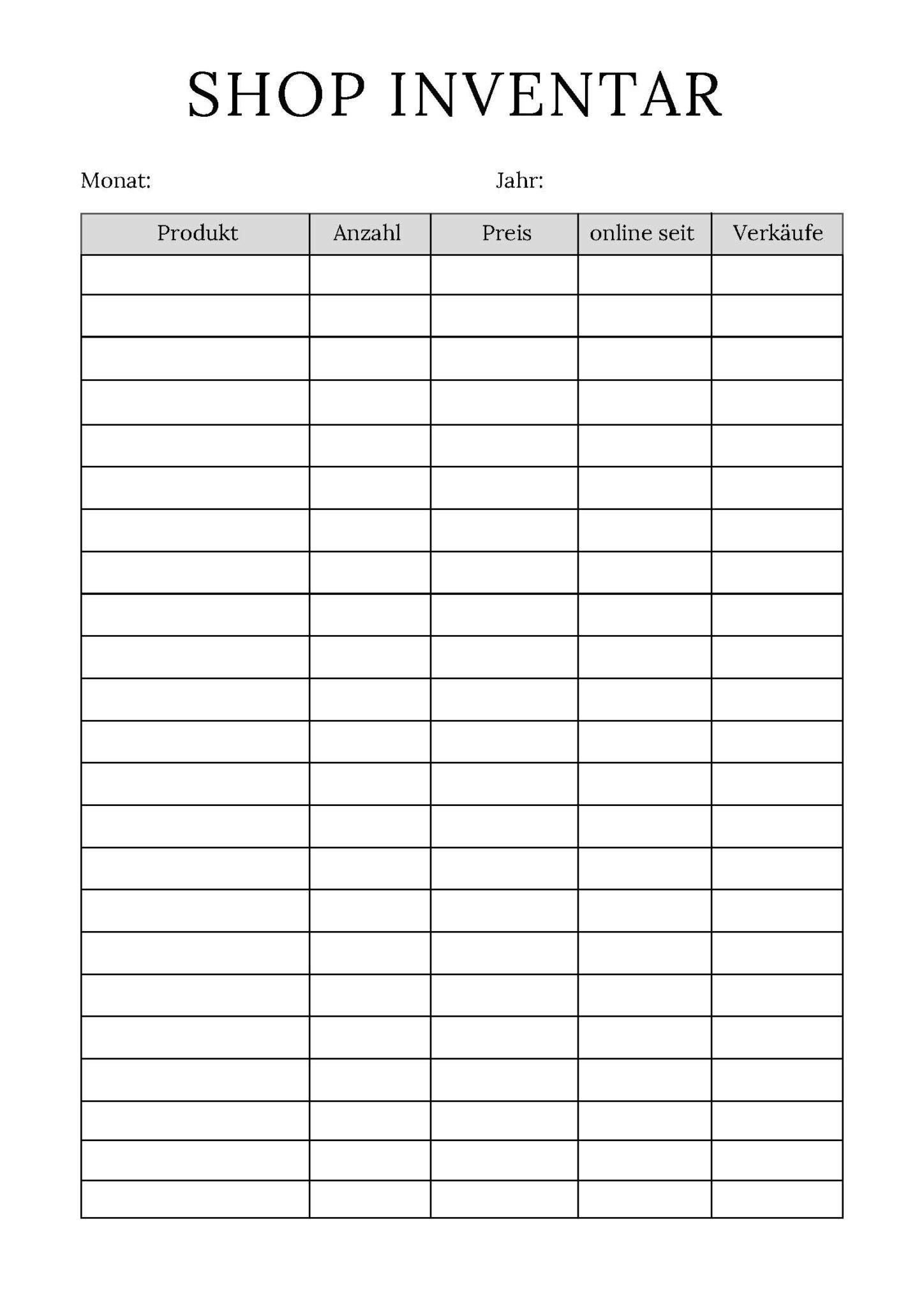 Online Shop Planer – Bild 12