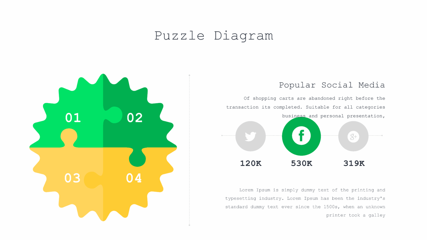 XXL Puzzle - 67 Folien Vorlage für Powerpoint – Bild 3