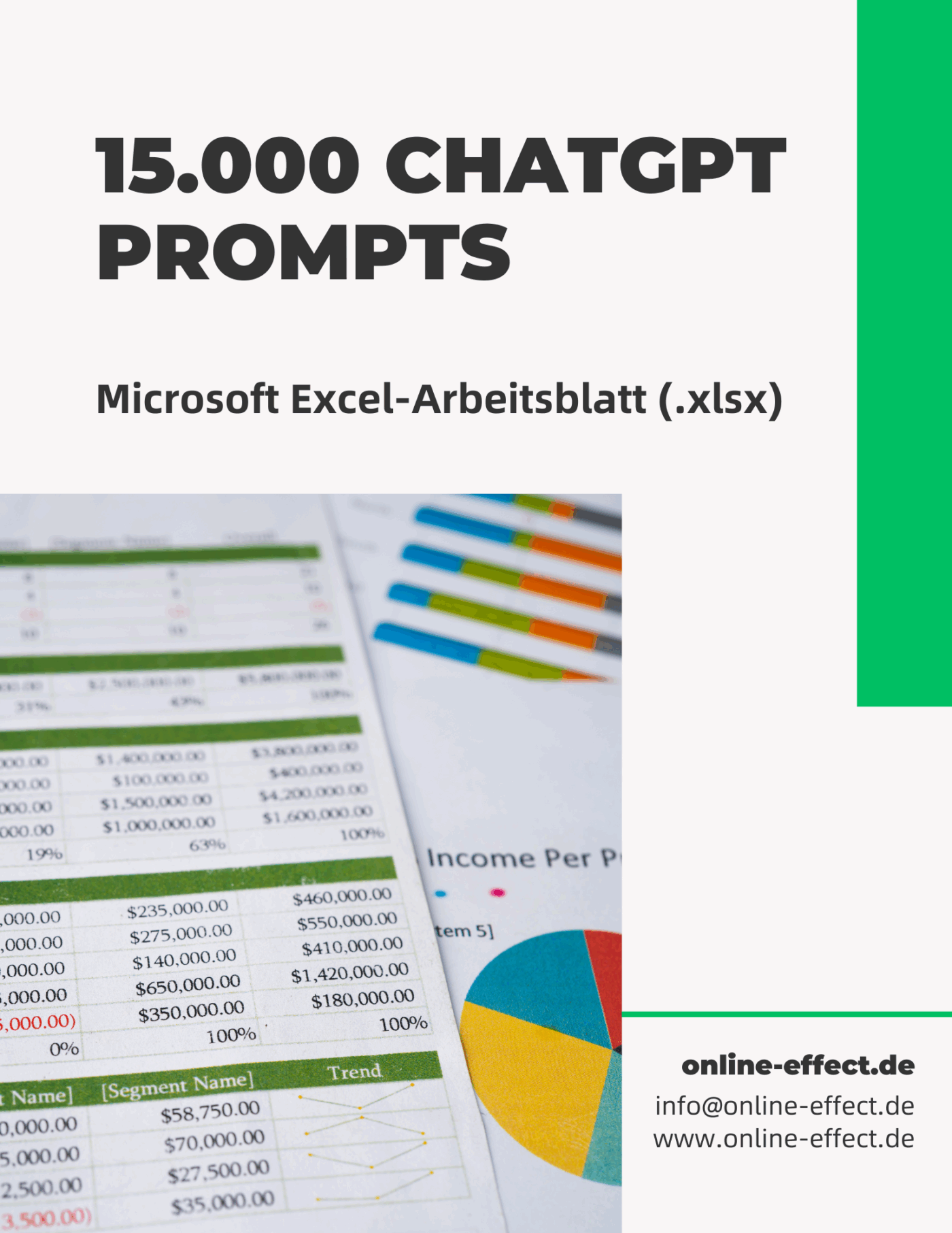 15.000 ChatGPT Prompts Excel Vorlage