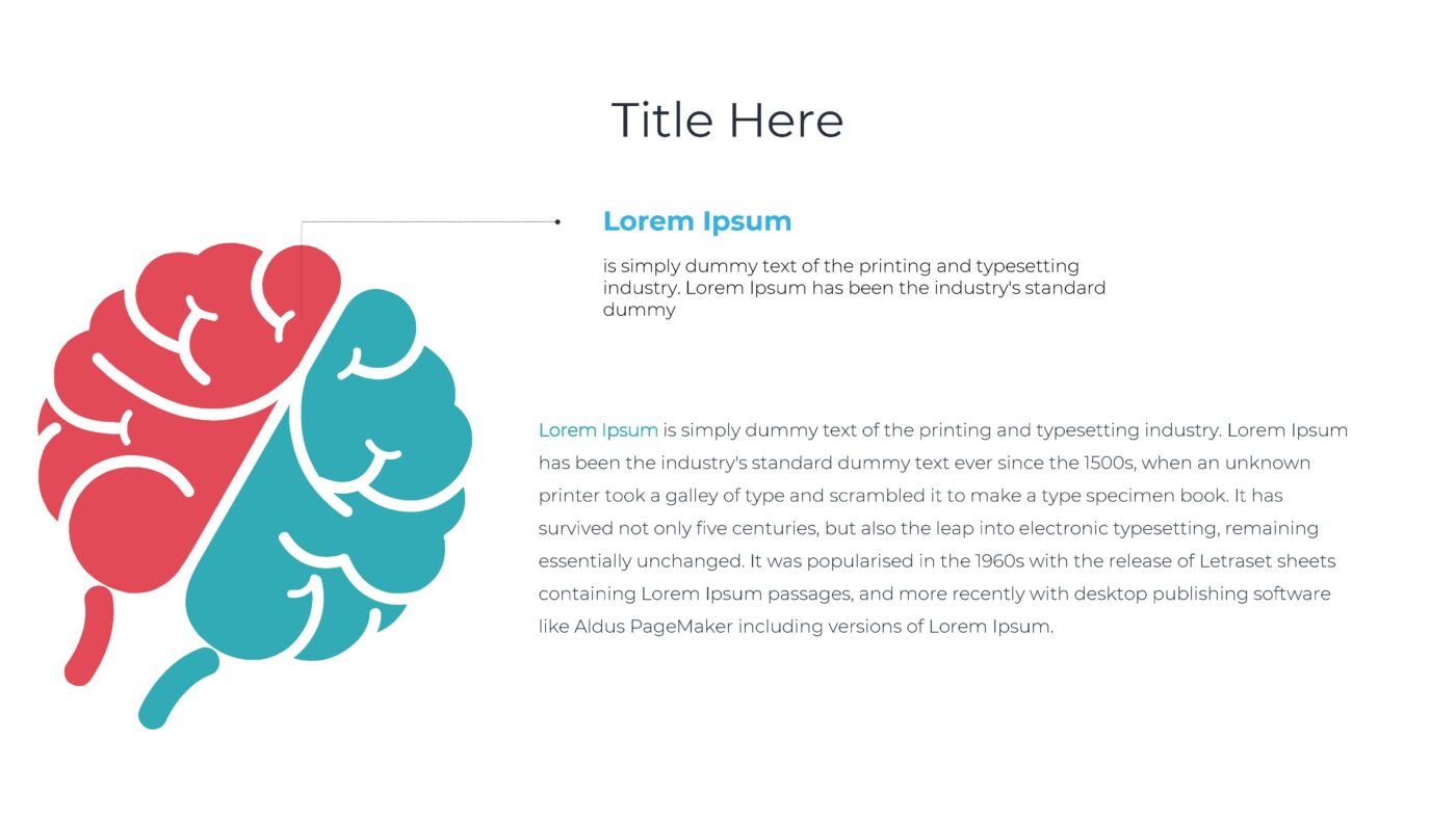 Human Brain & Body - Vorlage für Powerpoint – Bild 10