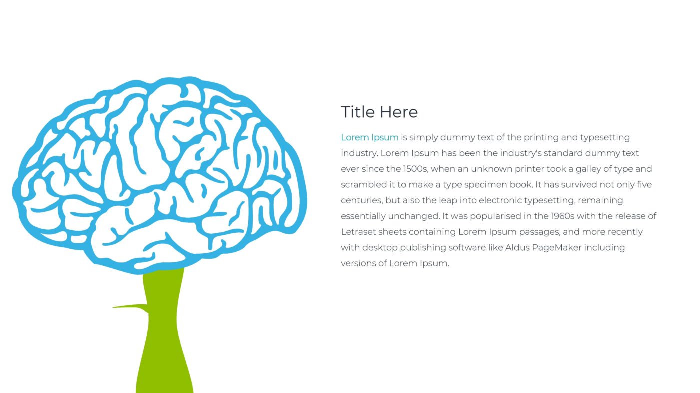 Human Brain & Body - Vorlage für Powerpoint – Bild 2