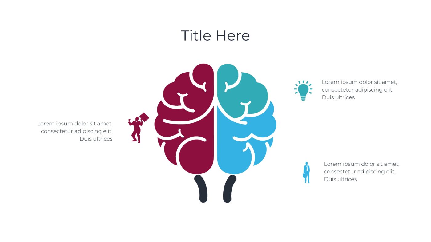 Human Brain & Body - Vorlage für Powerpoint – Bild 4