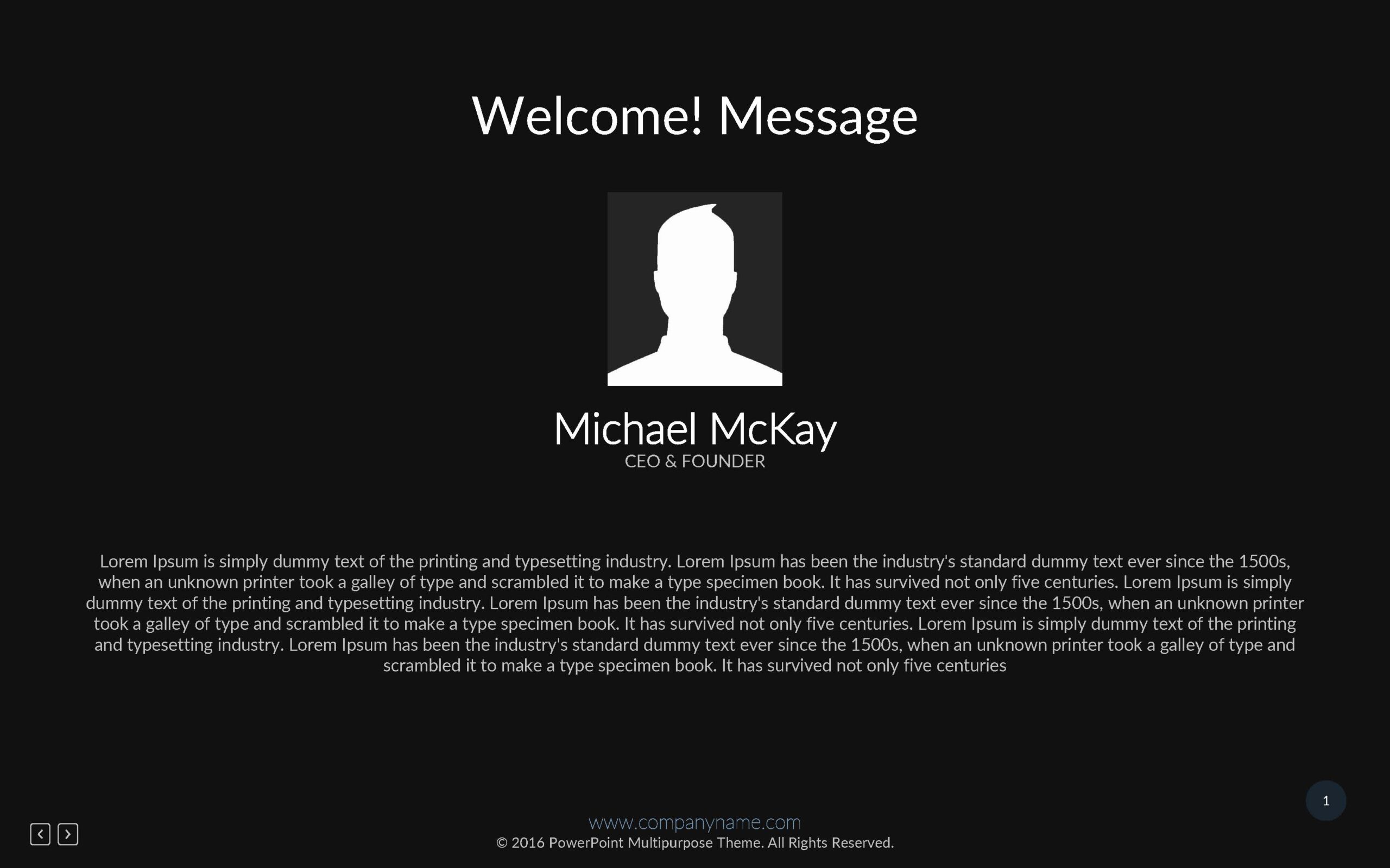 1 Colored Dark 16x10 - Vorlage für Powerpoint - 224 Slides – Bild 8