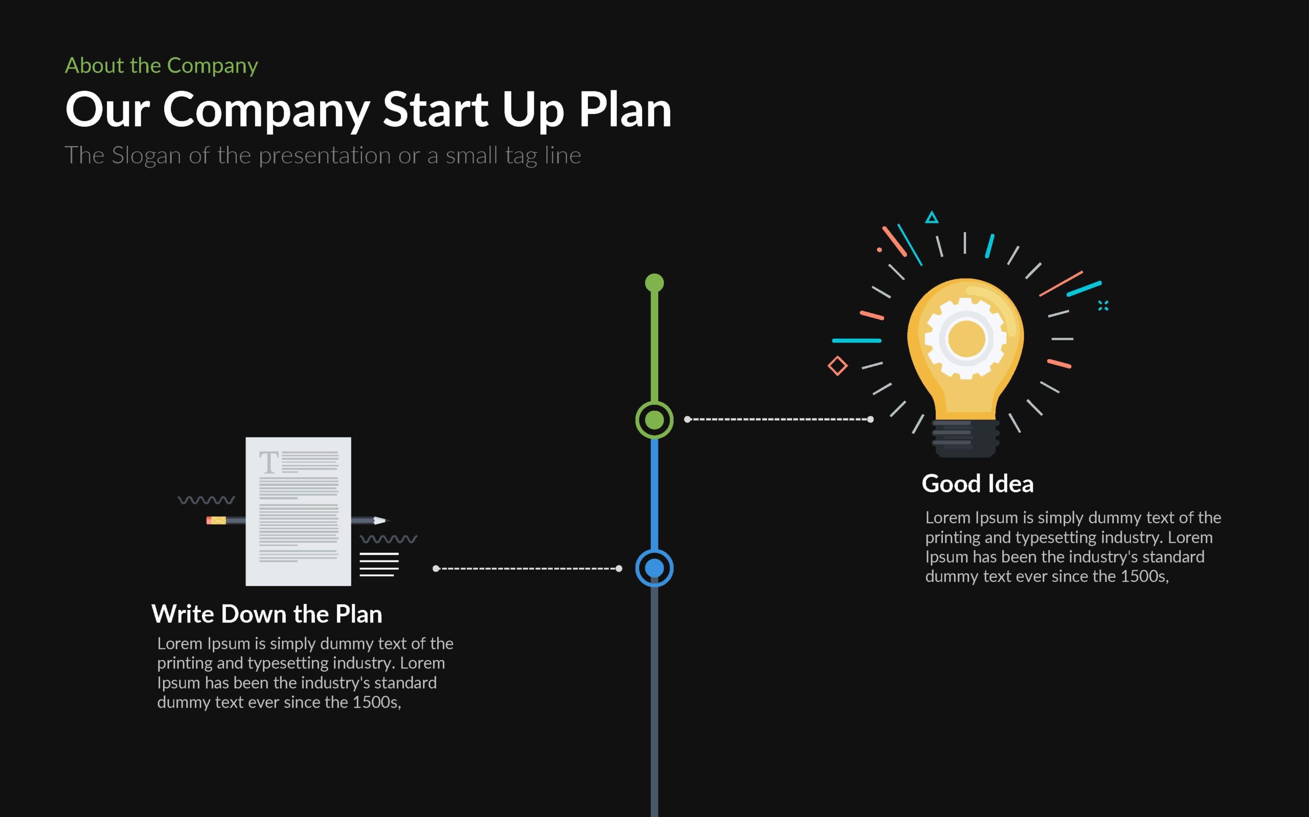 1 Colored Dark 16x10 - Vorlage für Powerpoint - 224 Slides – Bild 2