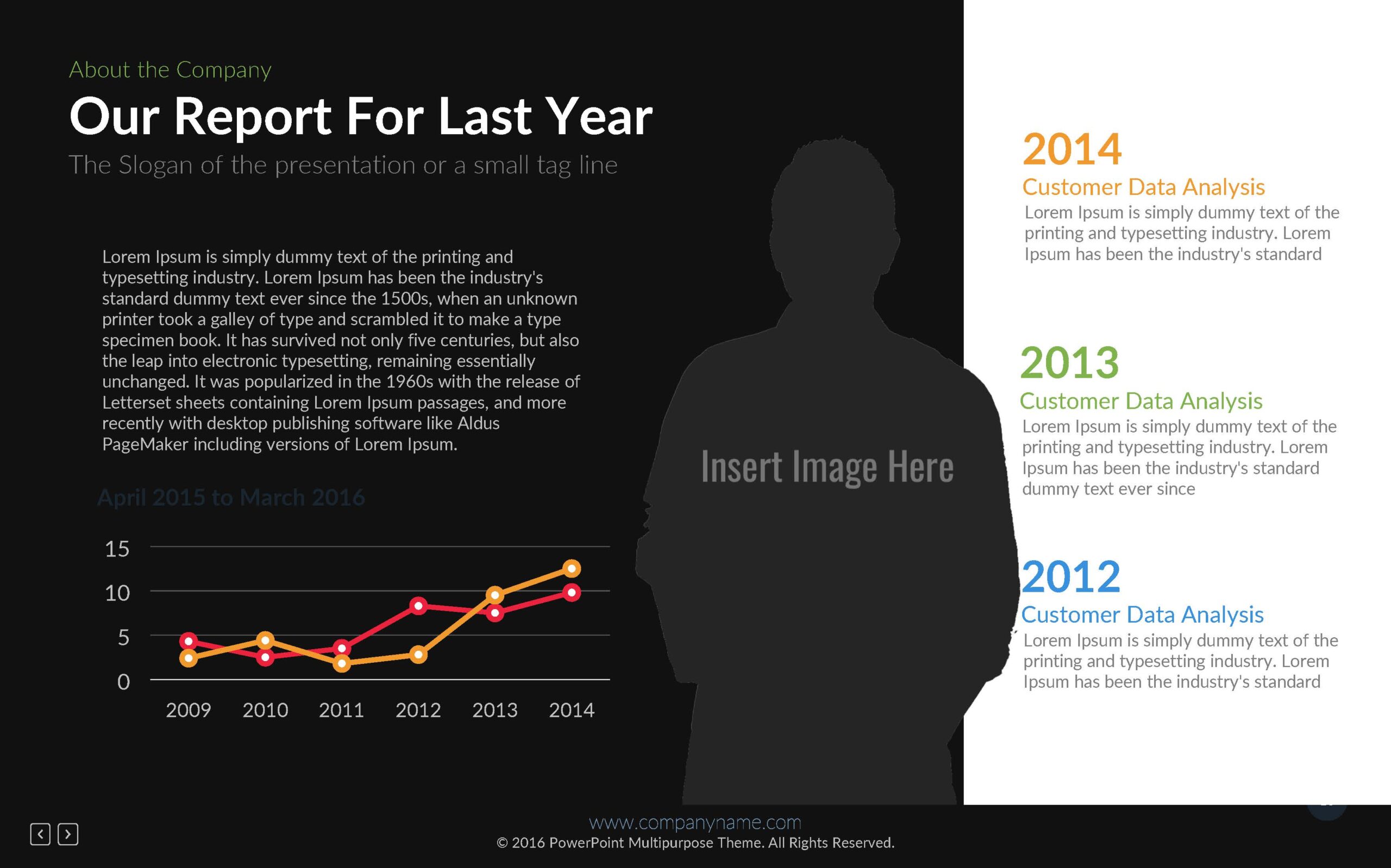 1 Colored Dark 16x10 - Vorlage für Powerpoint - 224 Slides – Bild 7