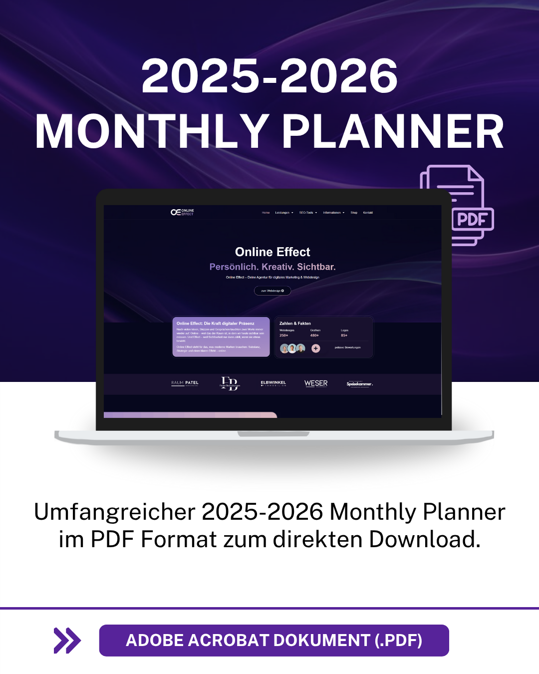 2025-2026 Monthly Planner