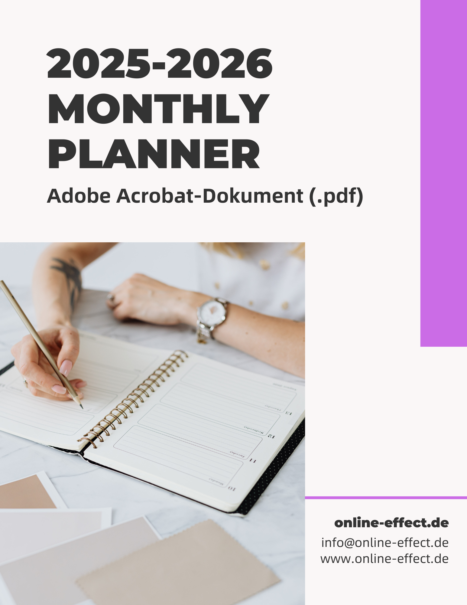 2025-2026 Monthly Planner