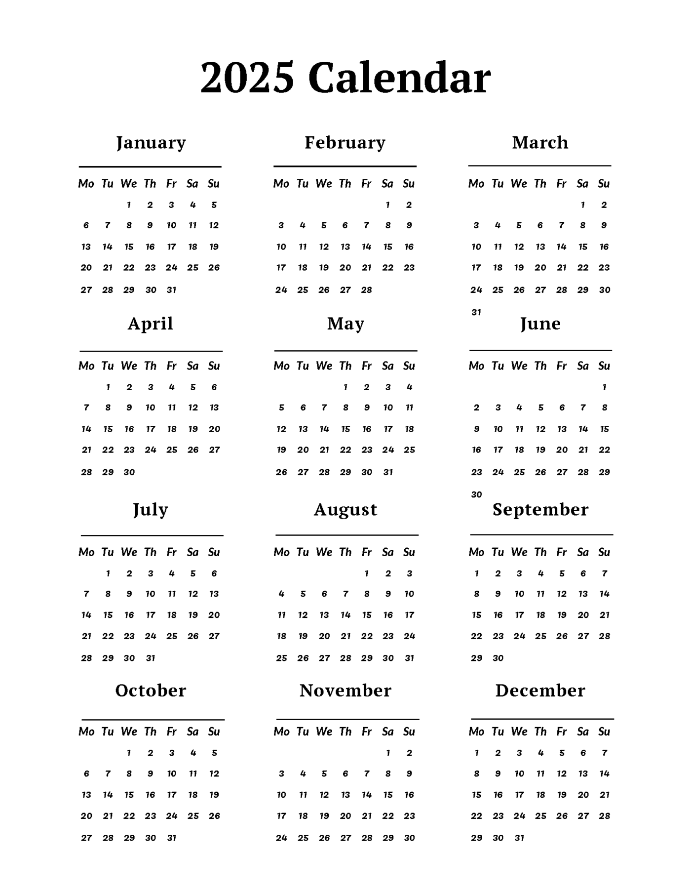 2025-2026 Monthly Planner – Bild 2