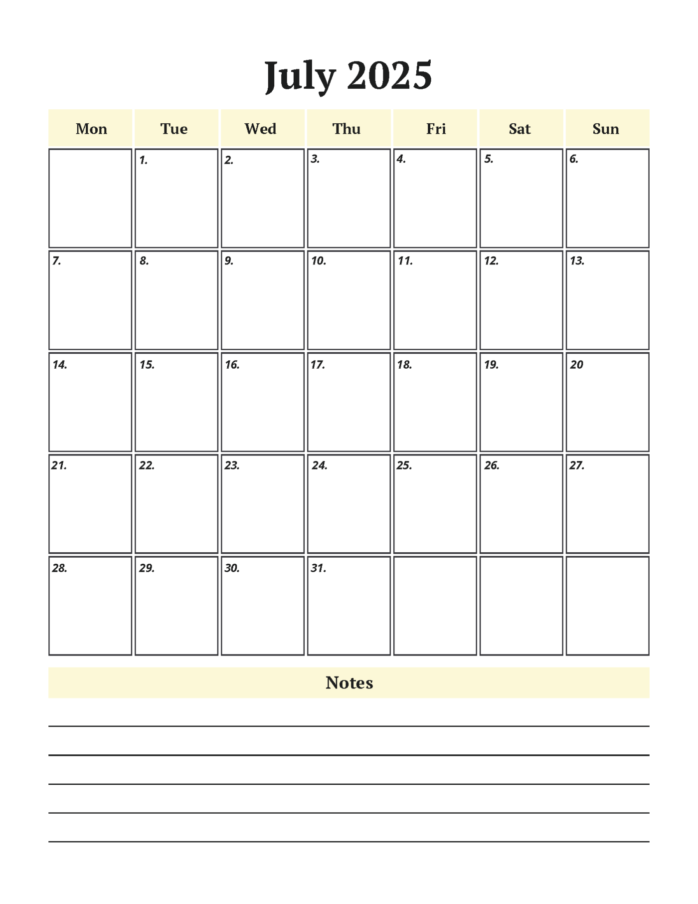 2025-2026 Monthly Planner – Bild 15