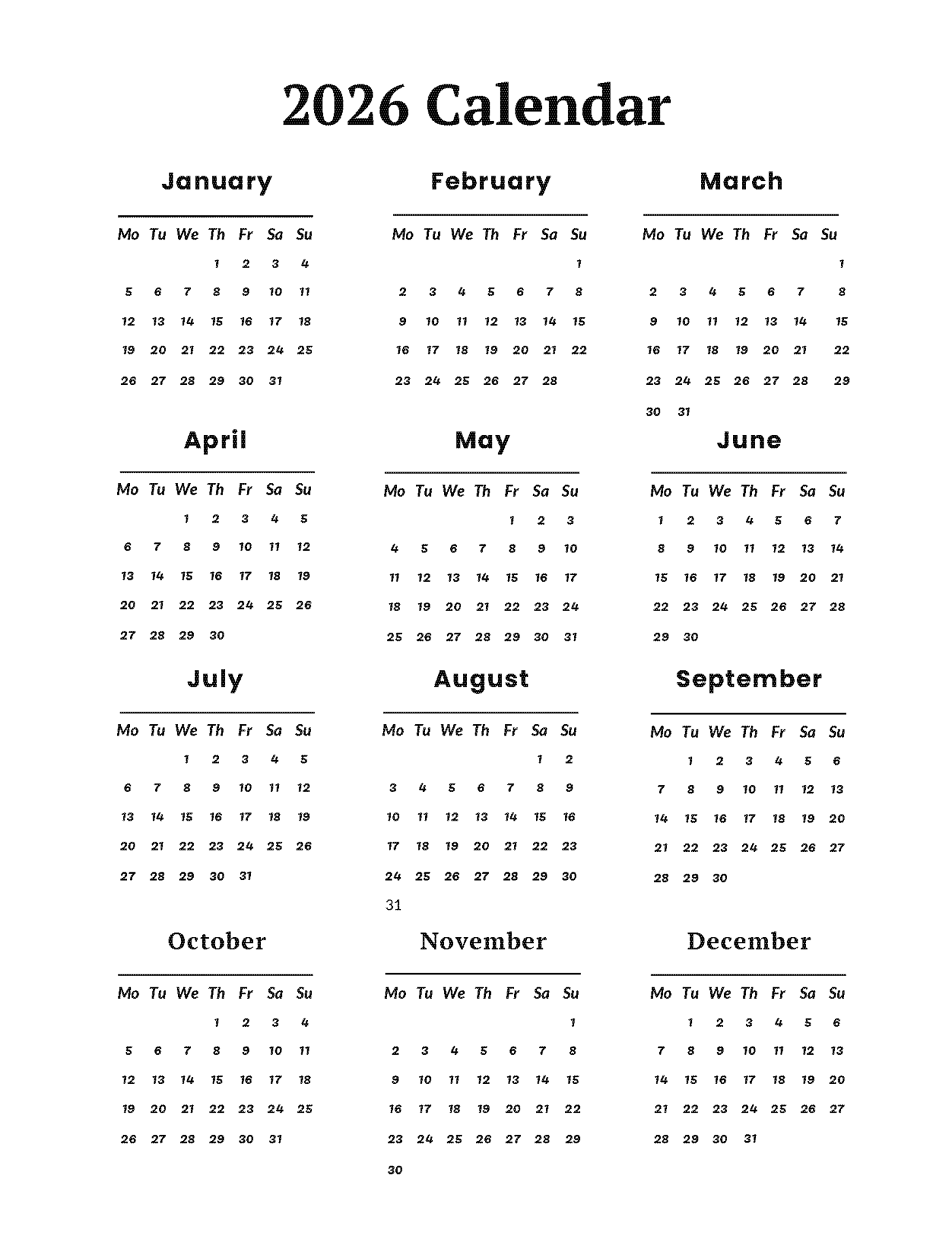 2025-2026 Monthly Planner – Bild 27