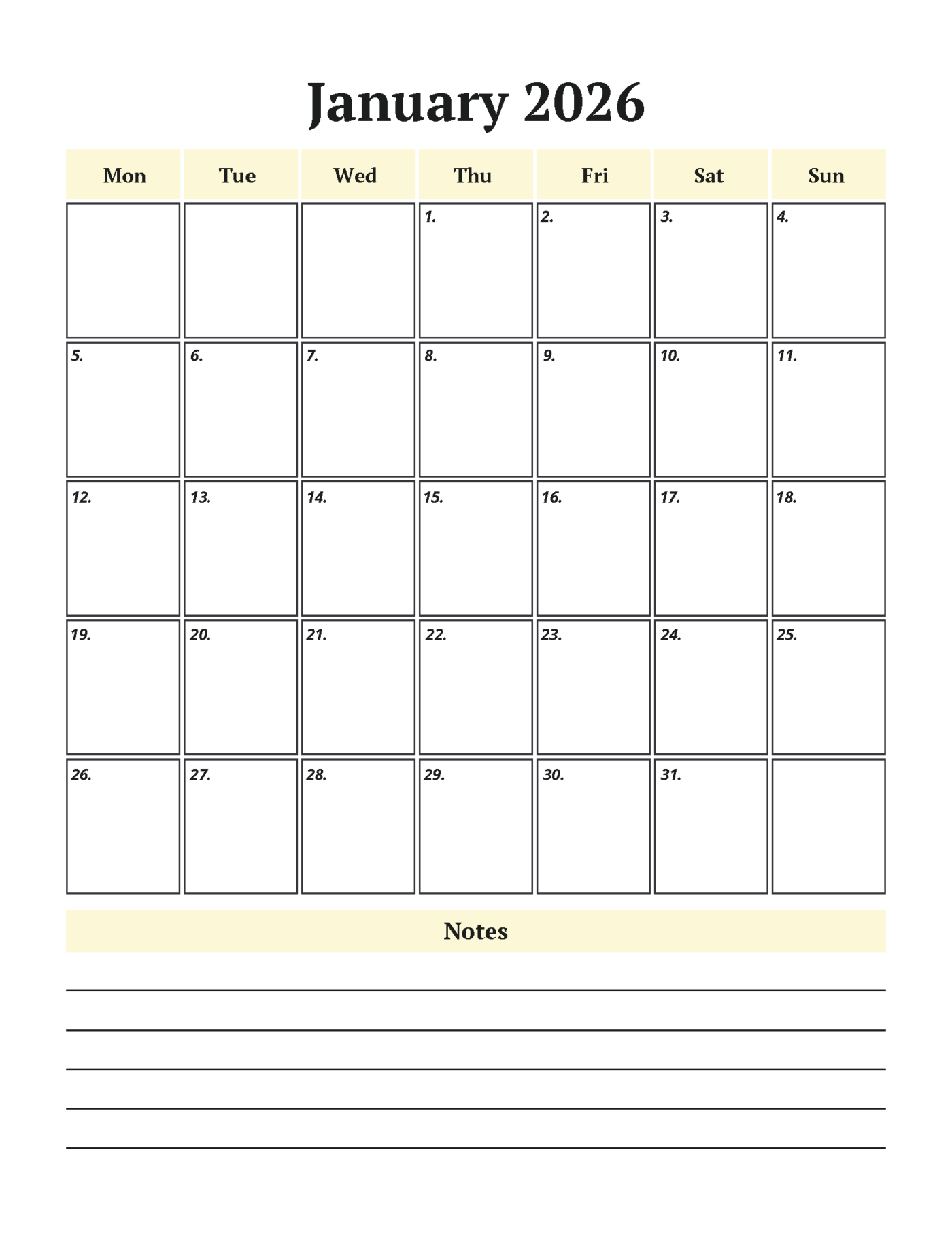 2025-2026 Monthly Planner – Bild 34