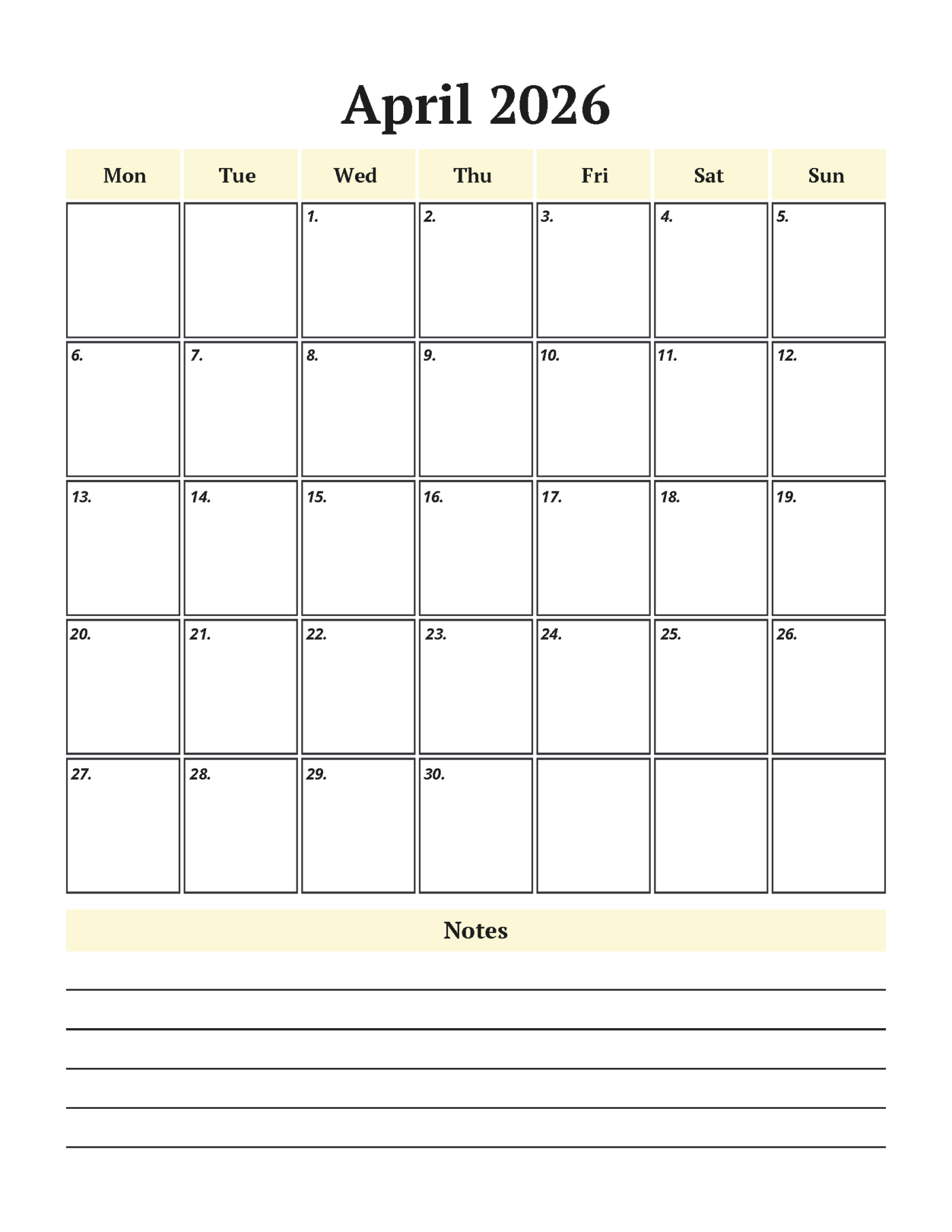 2025-2026 Monthly Planner – Bild 37