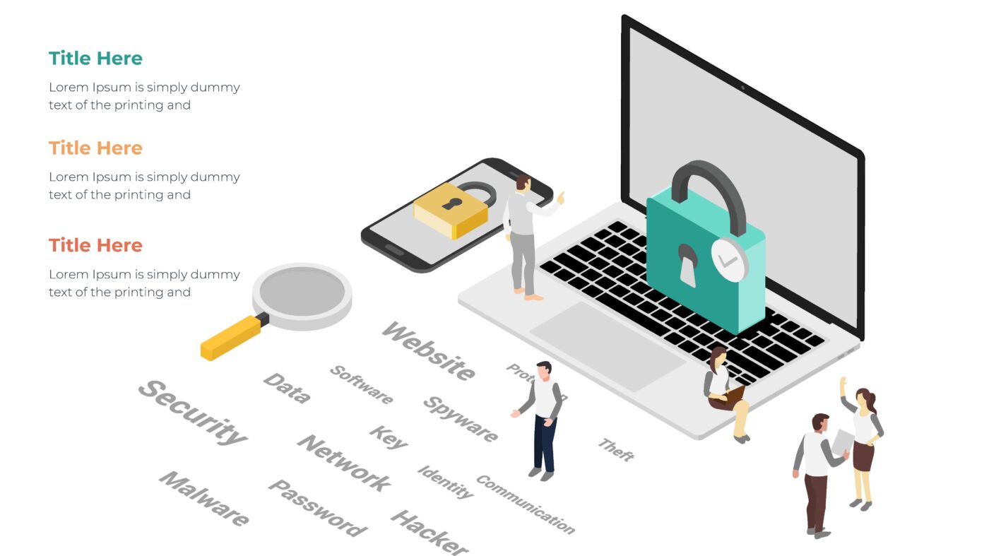 Cyber Security - Vorlage für Powerpoint – Bild 4