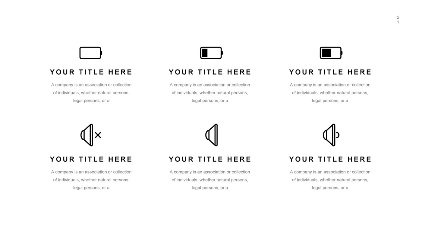 Minimal - Vorlage für Powerpoint – Bild 13