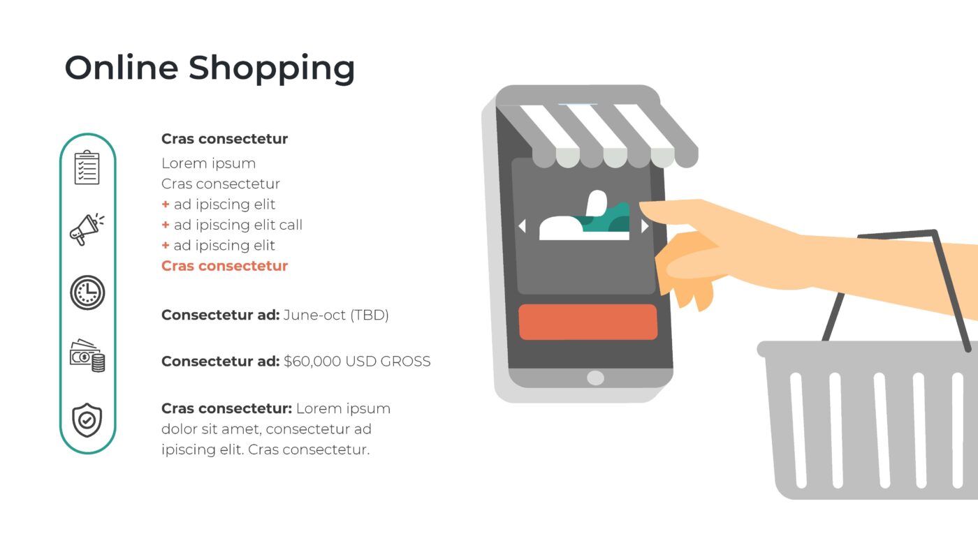 Shopping - Vorlage für Powerpoint – Bild 10