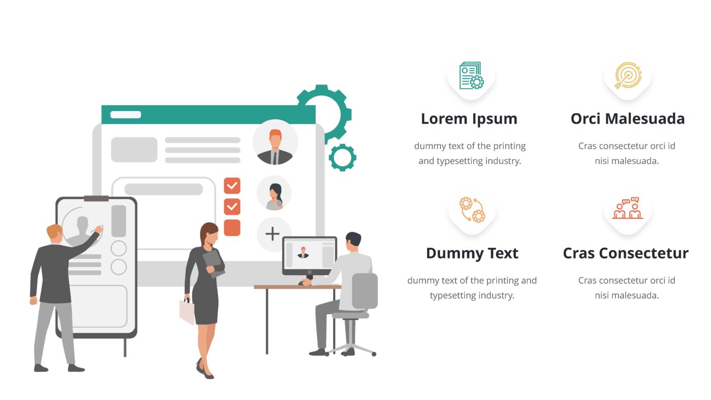 Teamwork - Vorlage für Powerpoint – Bild 11