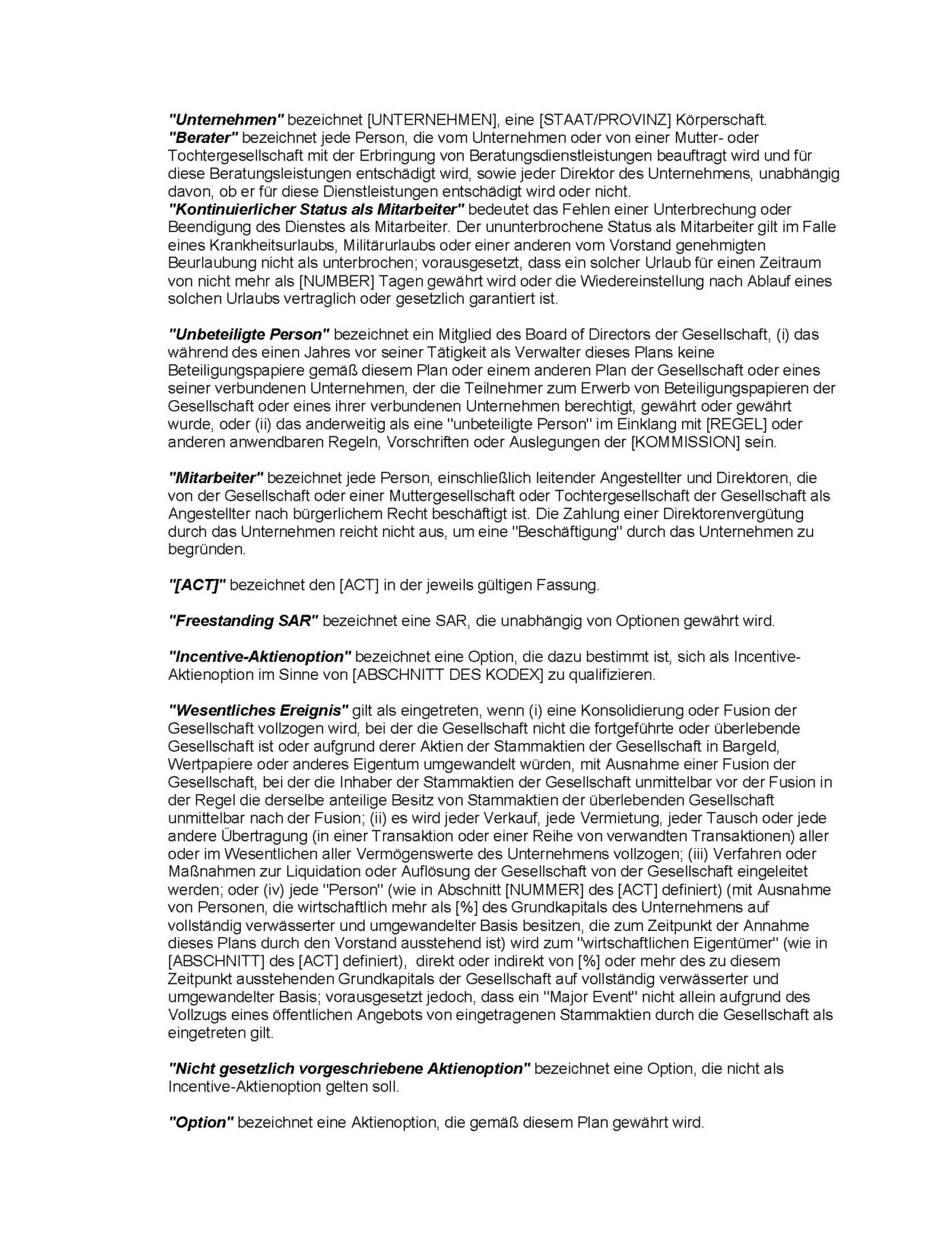 Aktienoption und Incentive-Plan – Bild 13
