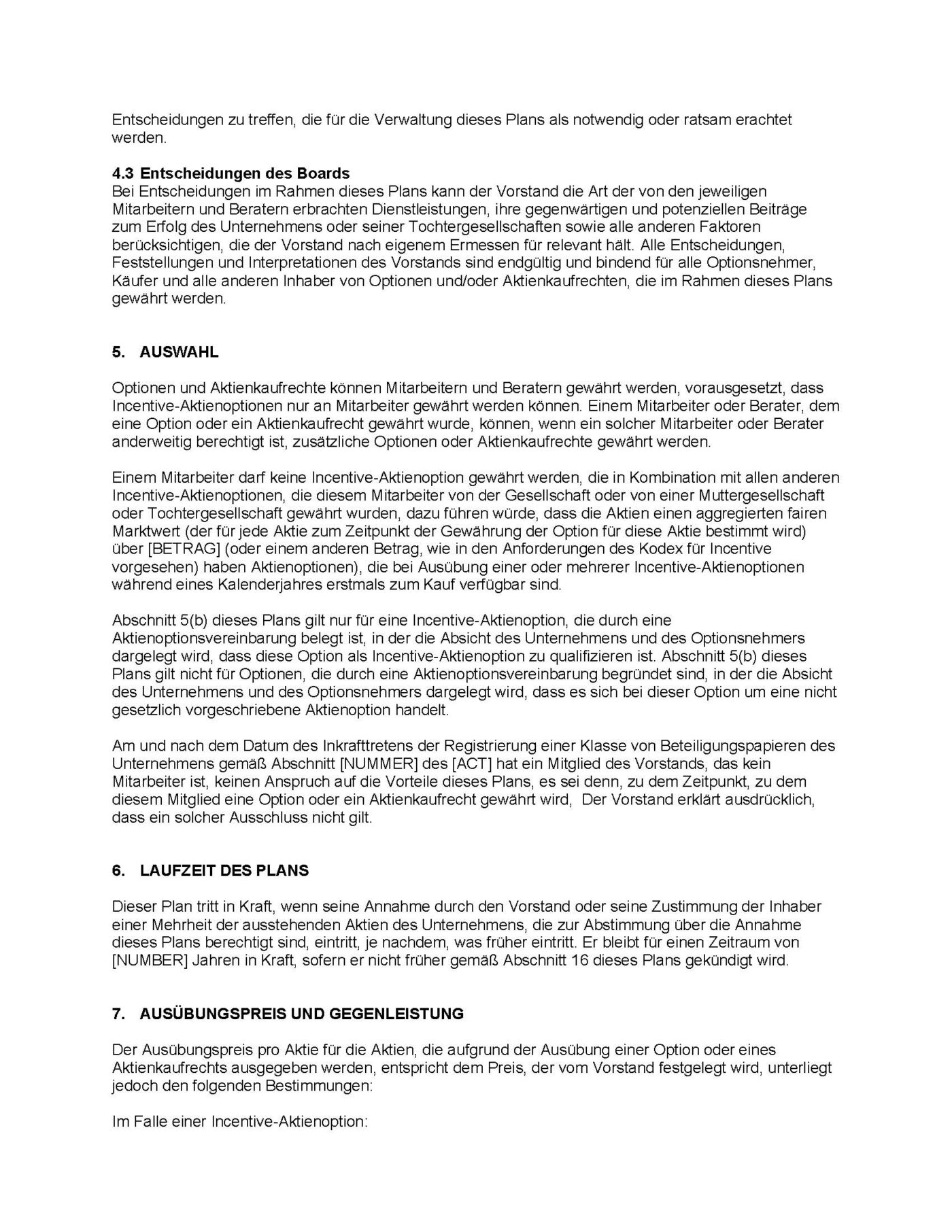 Aktienoption und Incentive-Plan – Bild 16