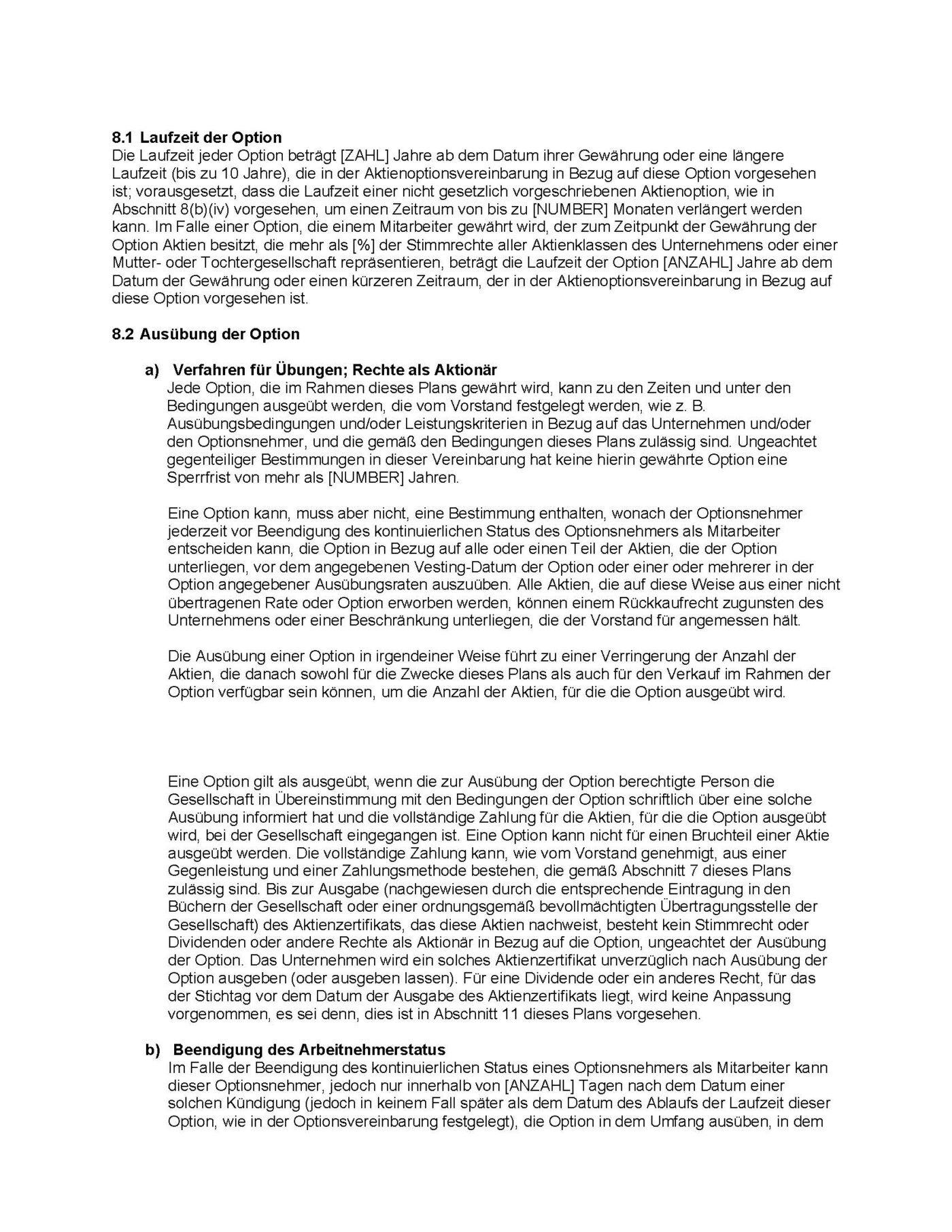 Aktienoption und Incentive-Plan – Bild 18