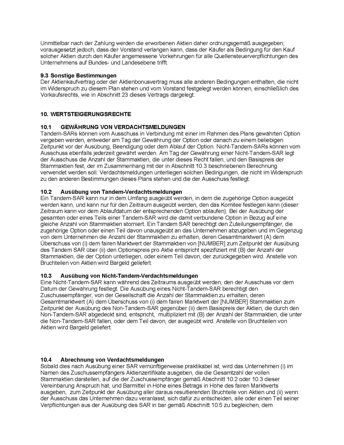 Aktienoption und Incentive-Plan – Bild 20