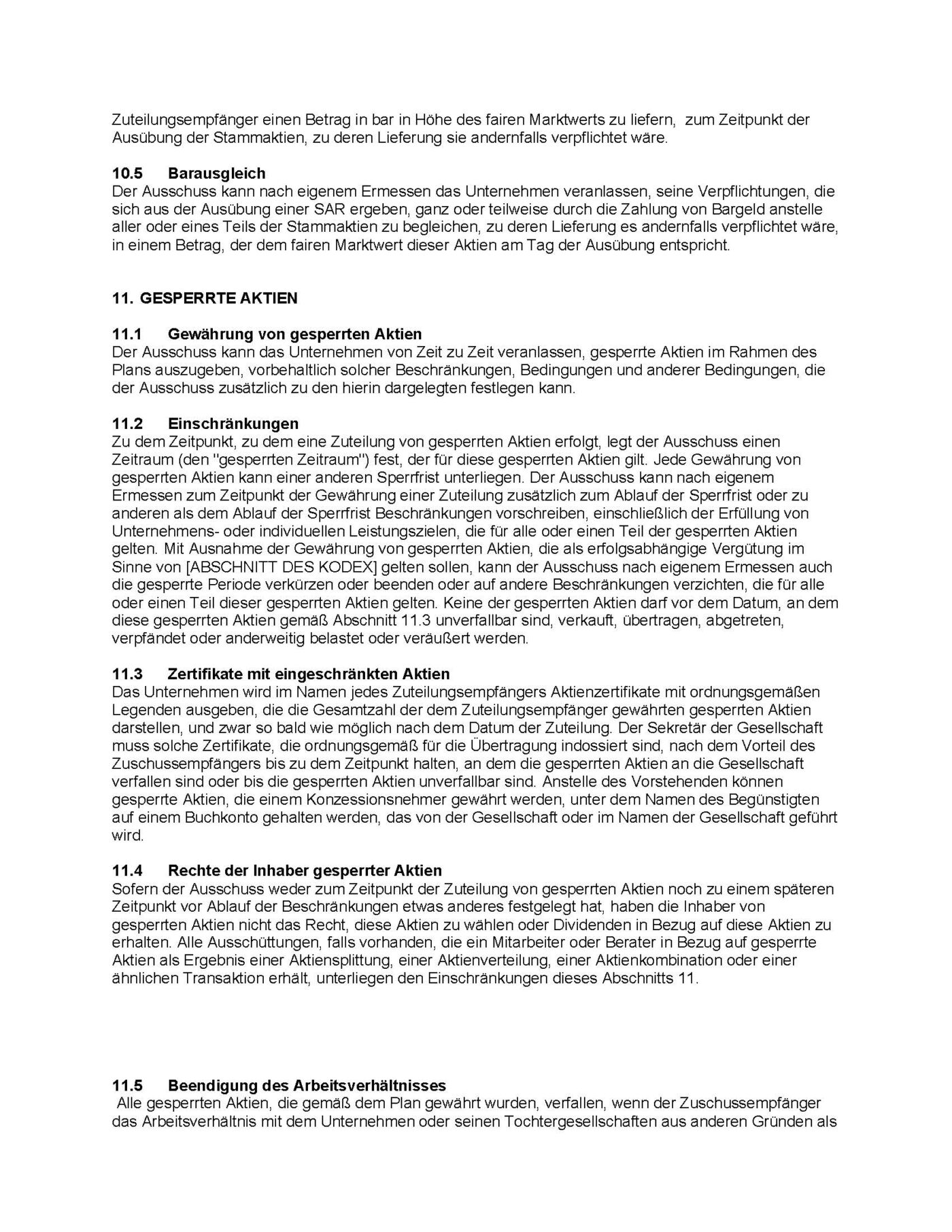 Aktienoption und Incentive-Plan – Bild 21