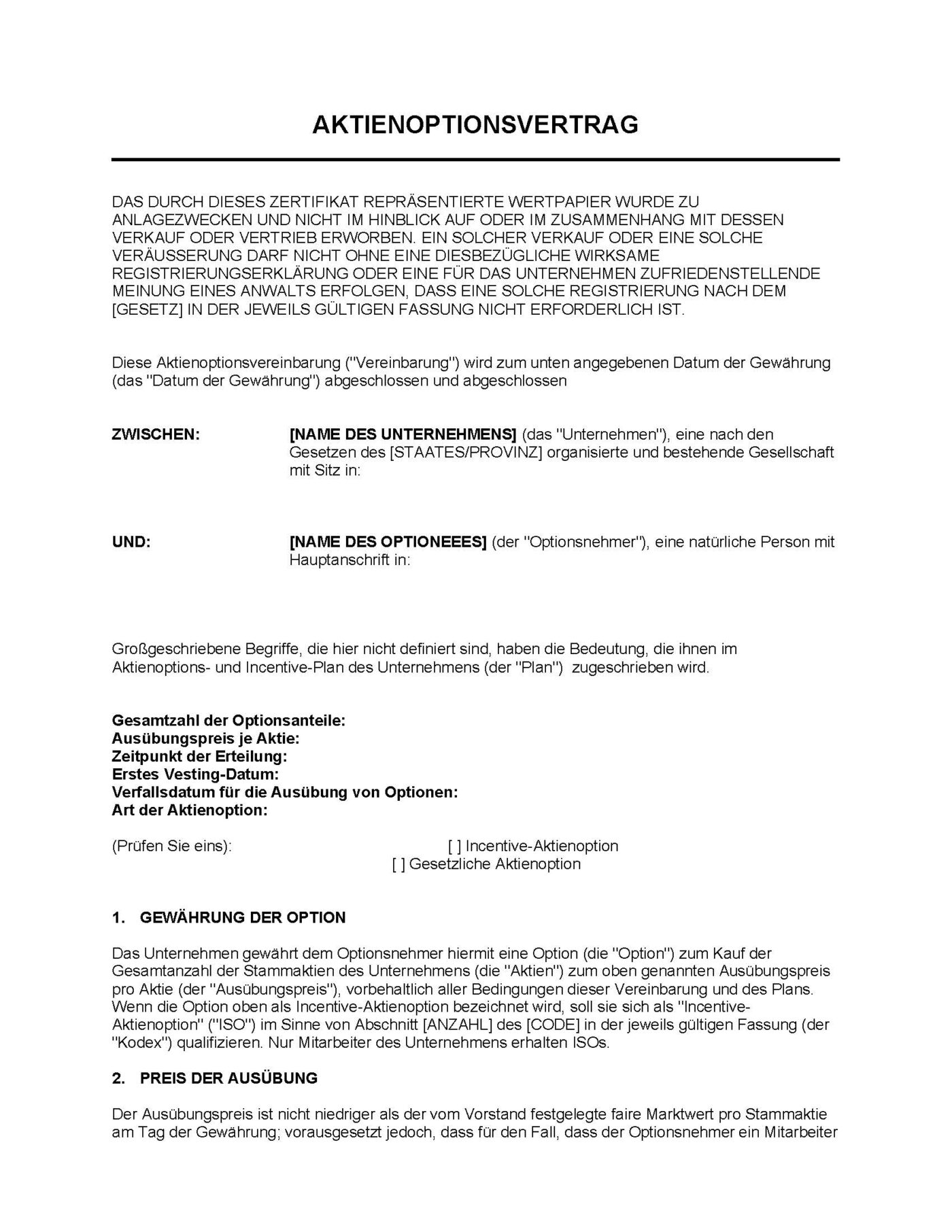 Aktienoption und Incentive-Plan – Bild 31