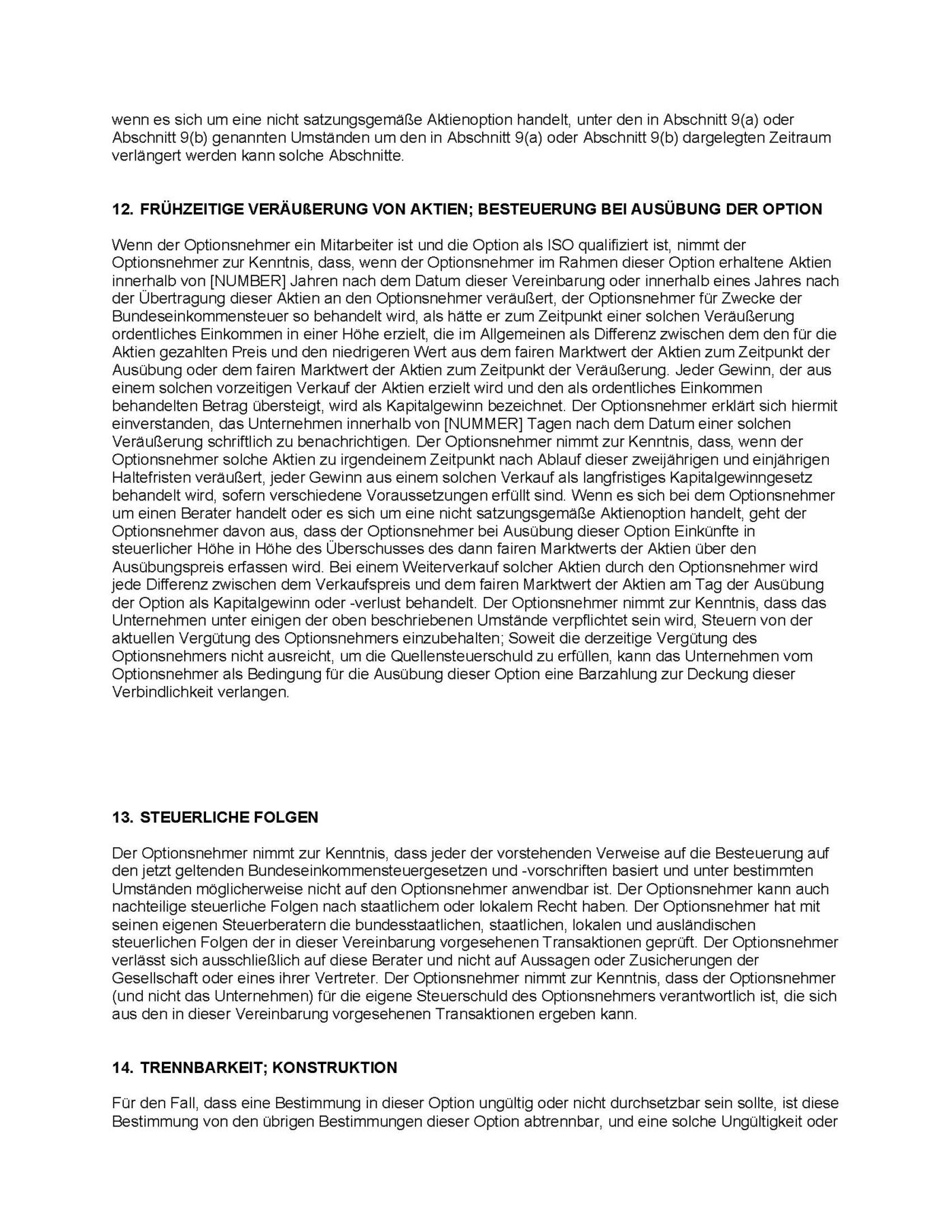 Aktienoption und Incentive-Plan – Bild 2