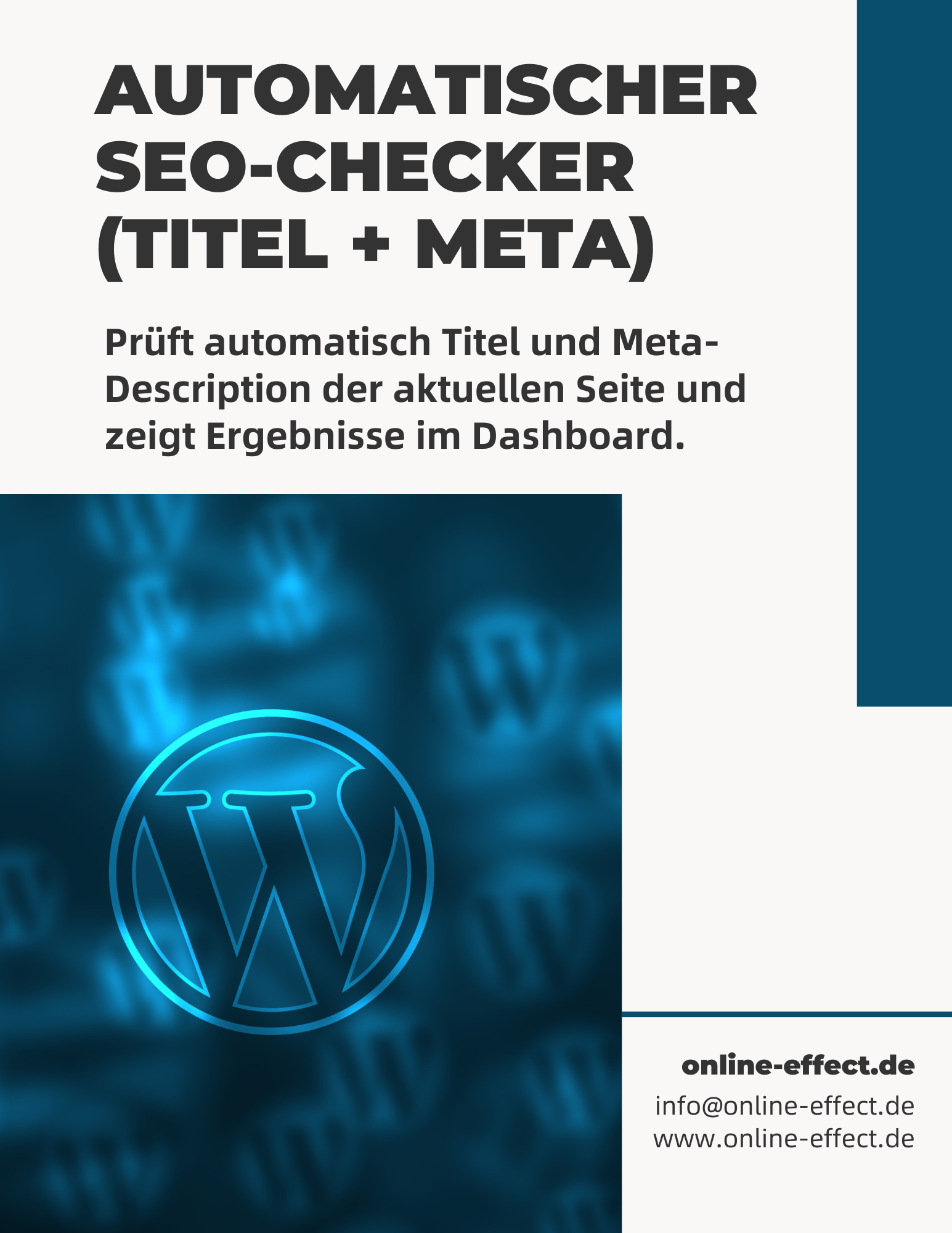 Automatischer SEO-Checker (Titel + Meta)
