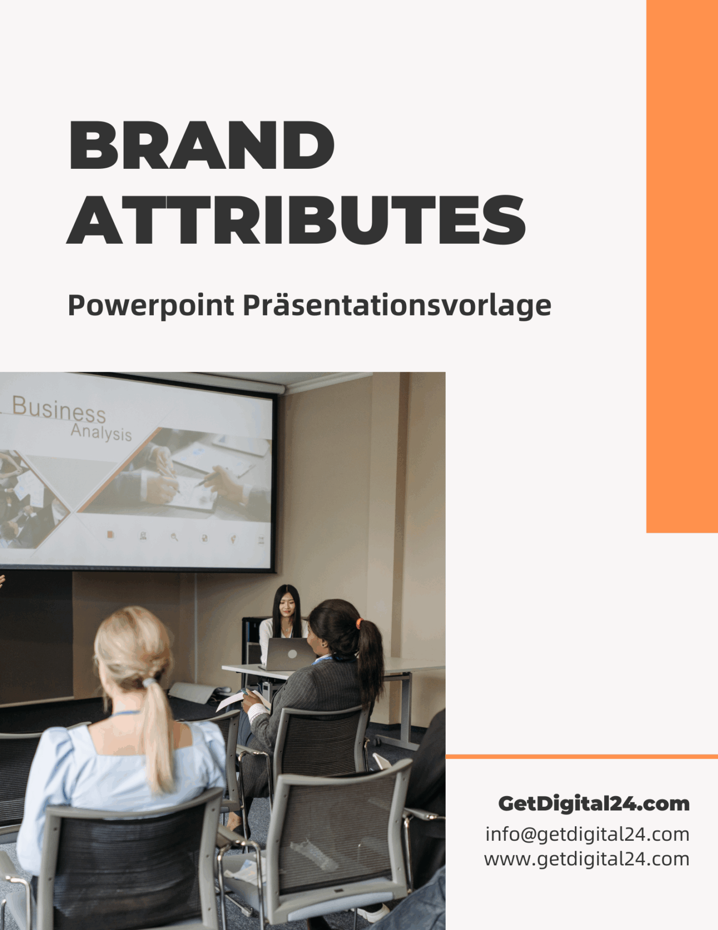 Brand Attributes Vorlage für Powerpoint