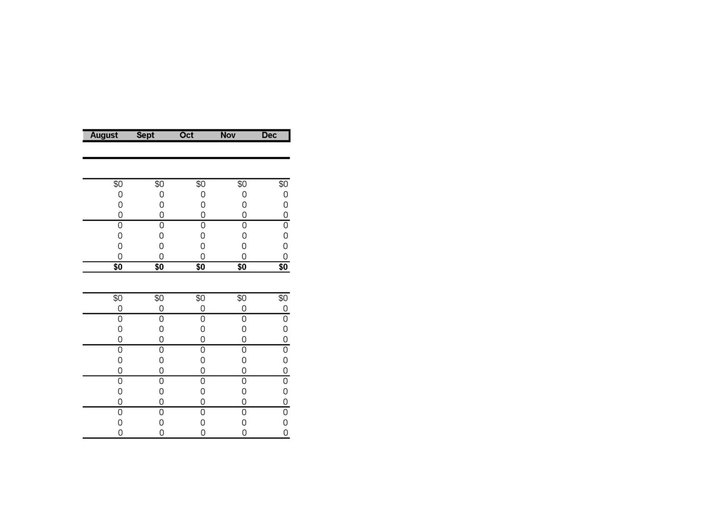 Balance Sheet Projection - Monthly – Bild 5