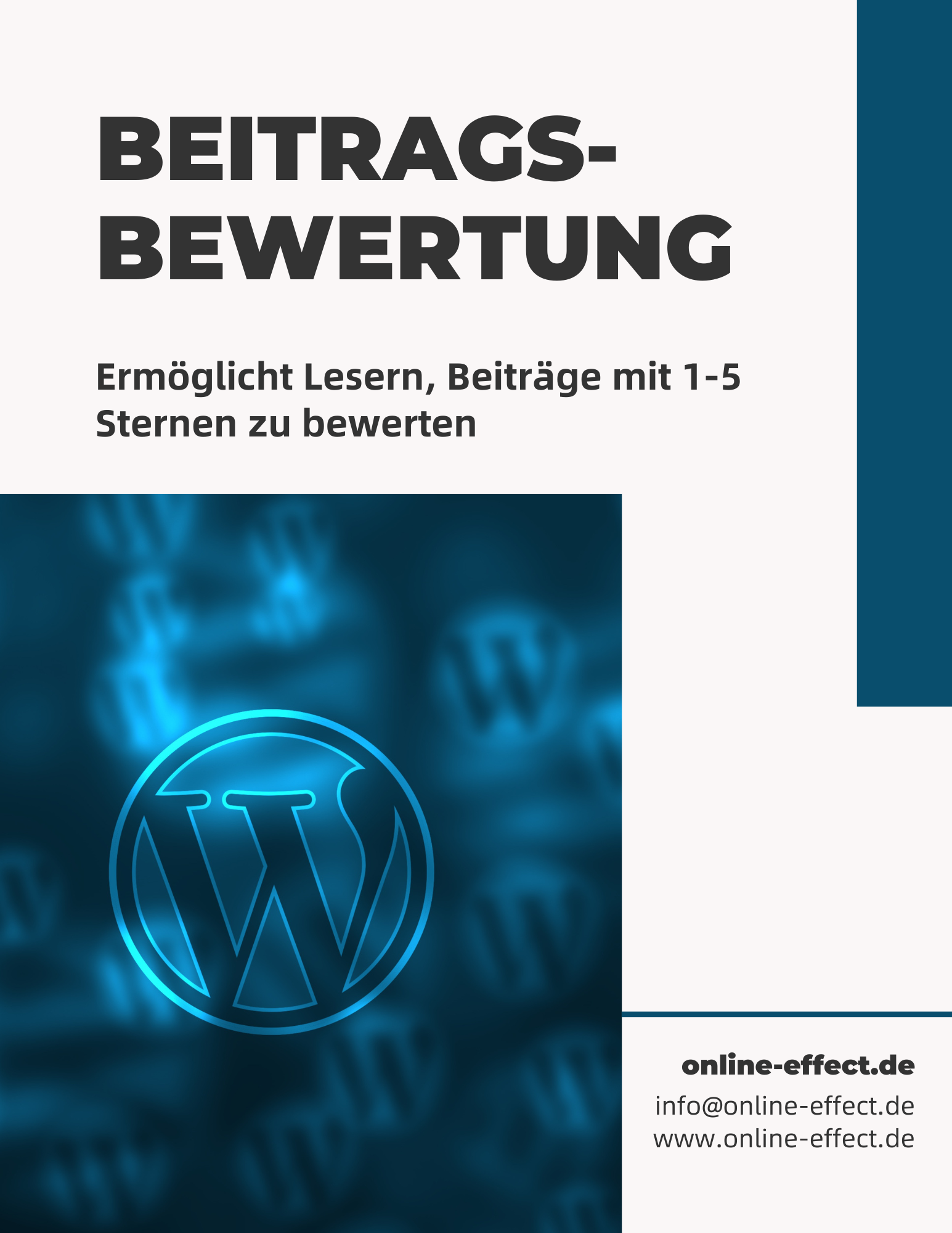 Beitragsbewertung für Posts - WordPress Plugin