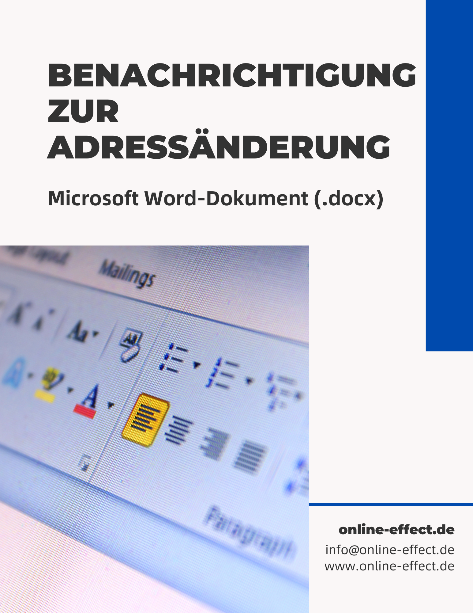 Benachrichtigung zur Adressänderung - Microsoft Word-Dokument (.docx)