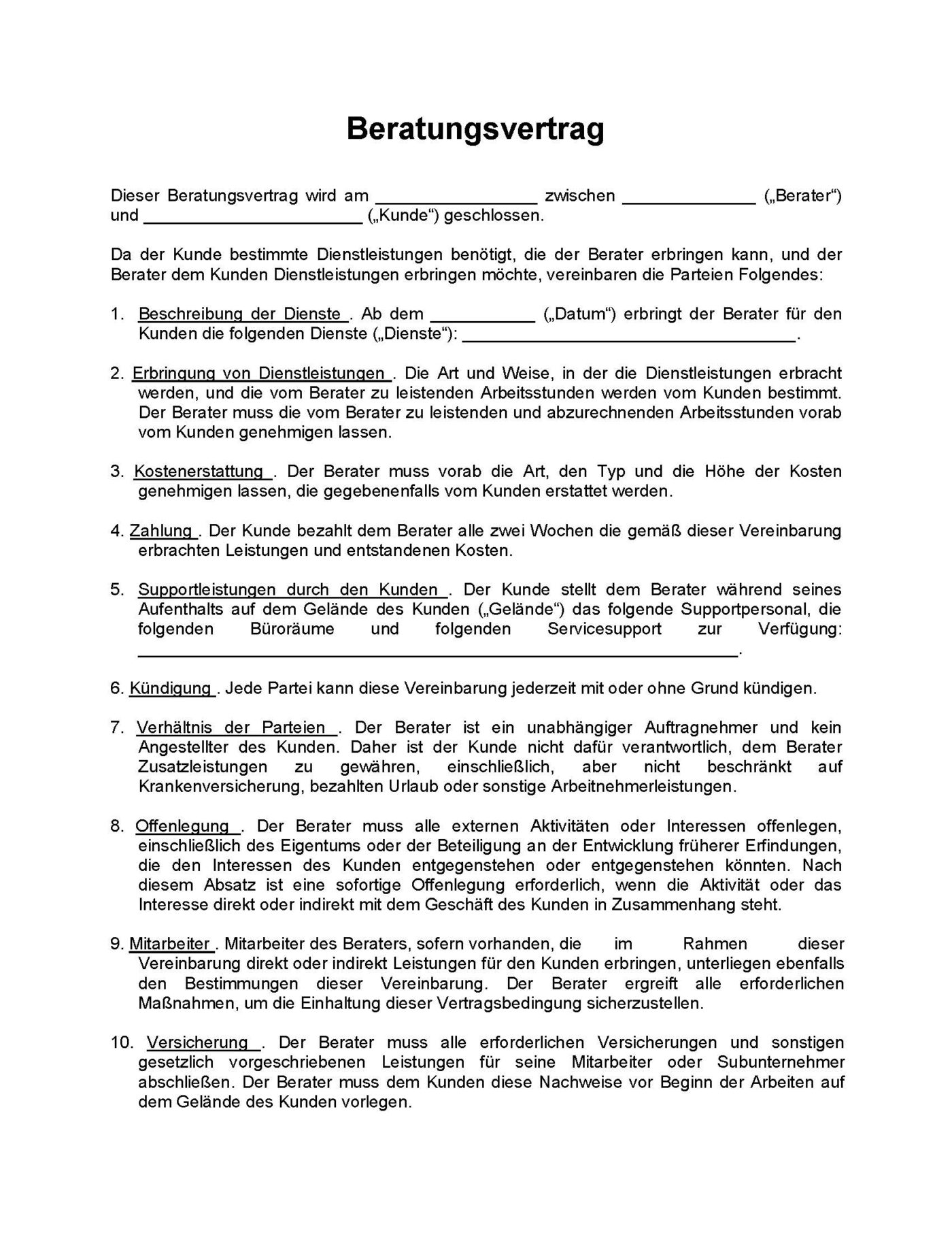 Beratungsvertrag Microsoft Word-Dokument (.docx) – Bild 2