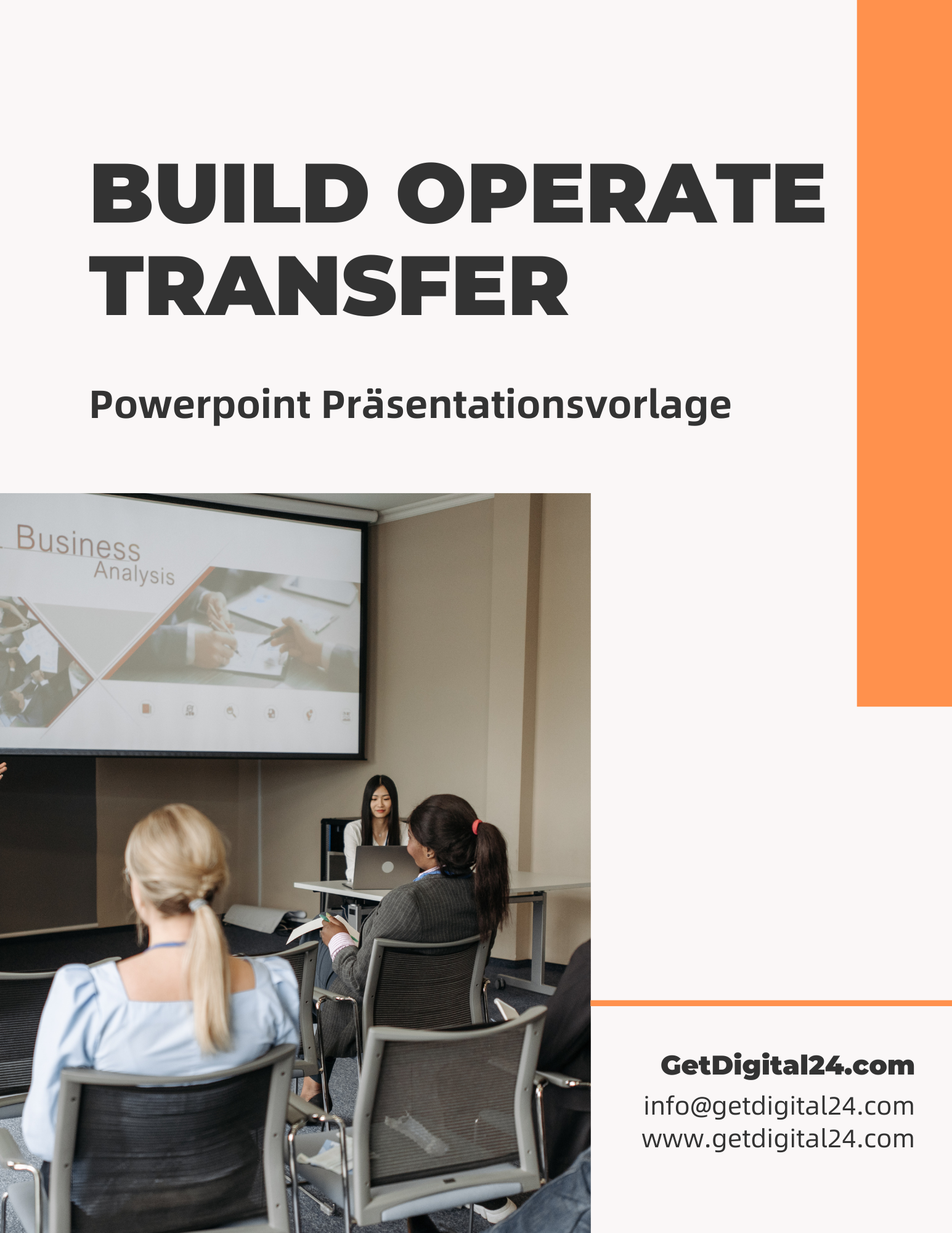 Build Operate Transfer Vorlage für Powerpoint