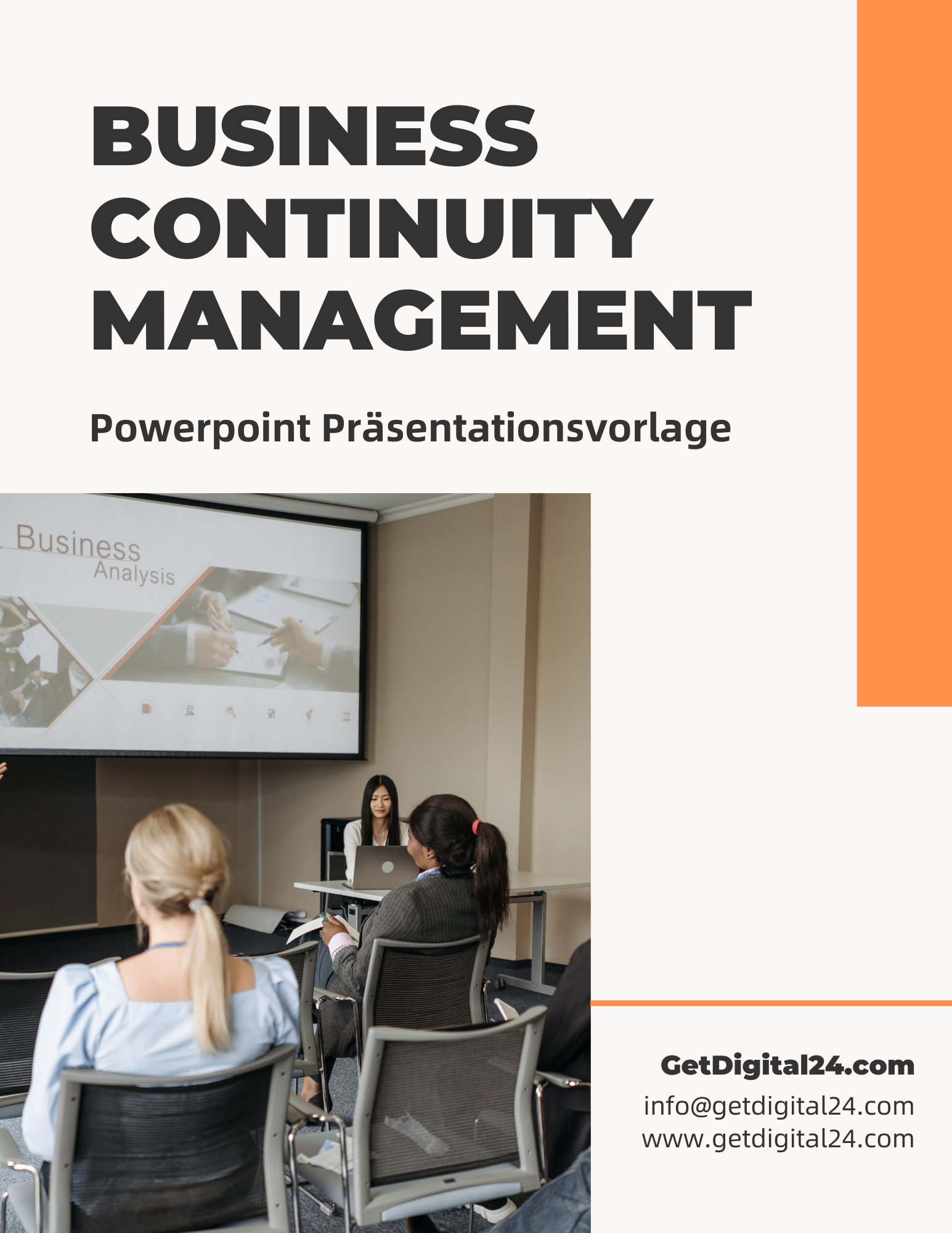 Business Continuity Management Vorlage für Powerpoint