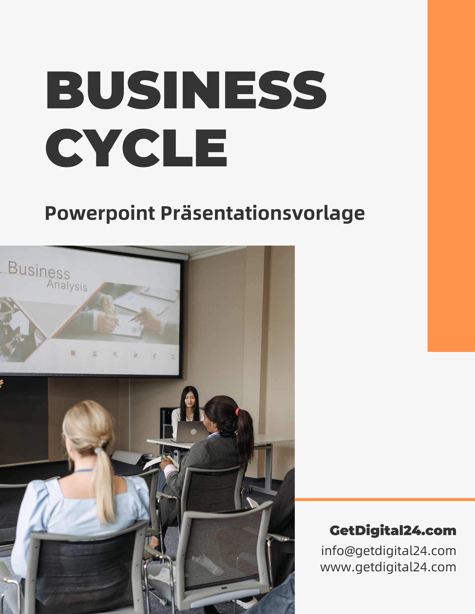 Business Cycle Vorlage für Powerpoint
