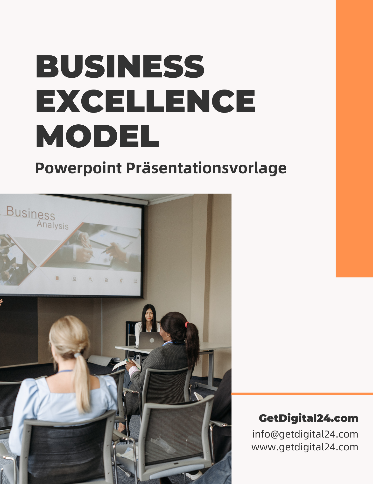 Business Excellence Model Vorlage für Powerpoint