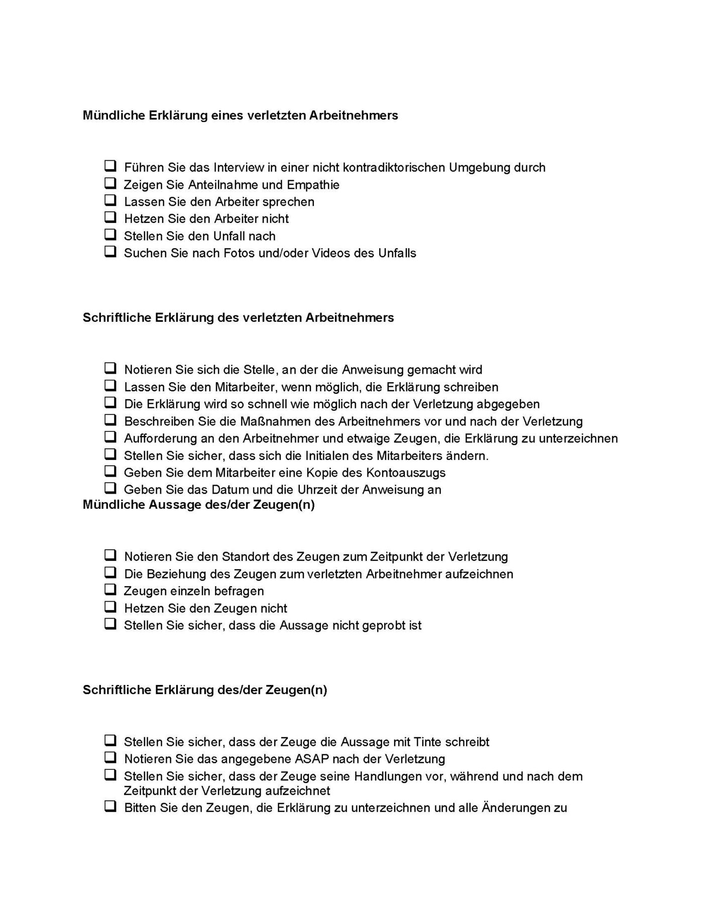 Checkliste Entschädigungsansprüche von Arbeitnehmern - Microsoft Word-Dokument (.docx) – Bild 6