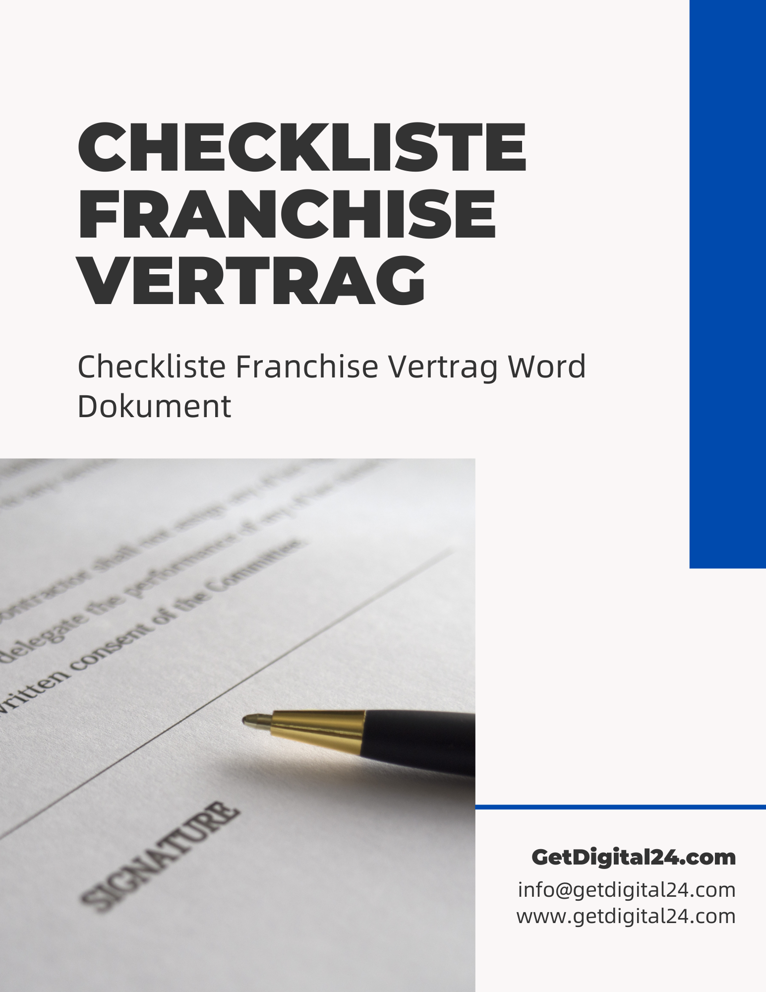 Checkliste Franchise Microsoft Word-Dokument (.docx)