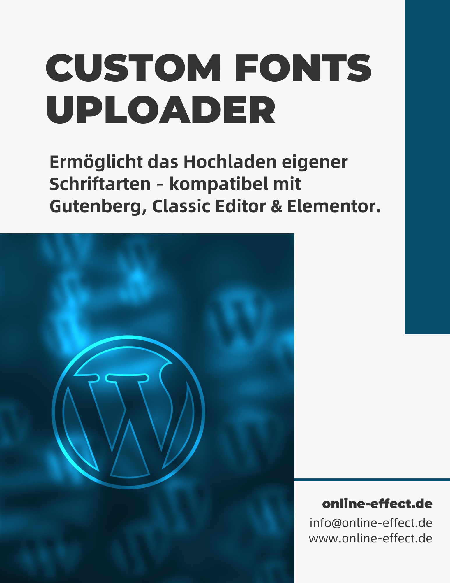 Custom Fonts Uploader WordPress Plugin