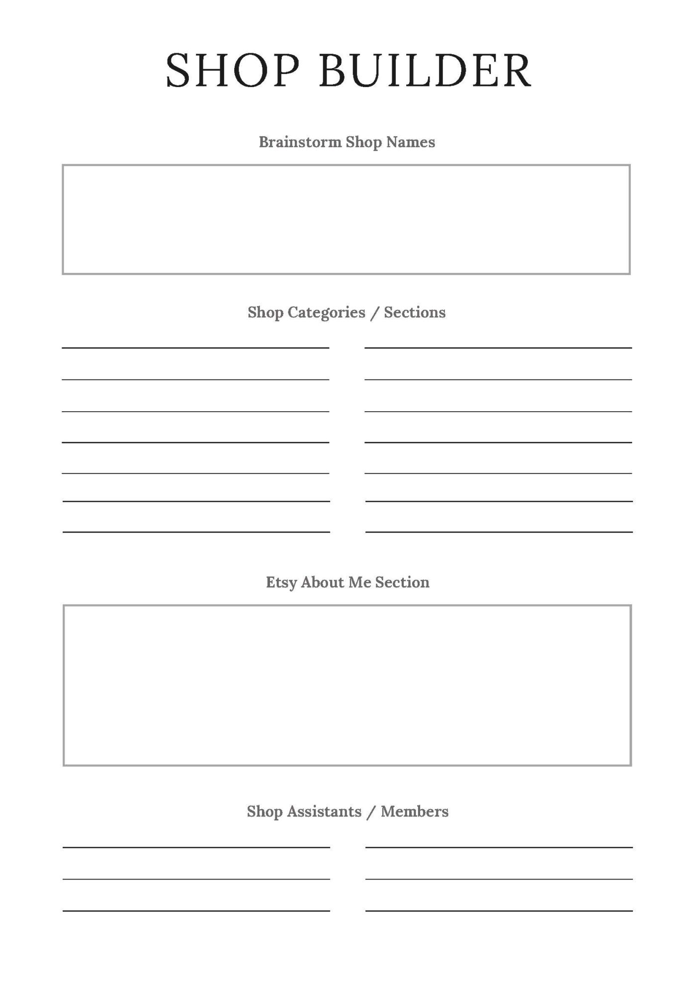 Etsy Shop Planner – Bild 13