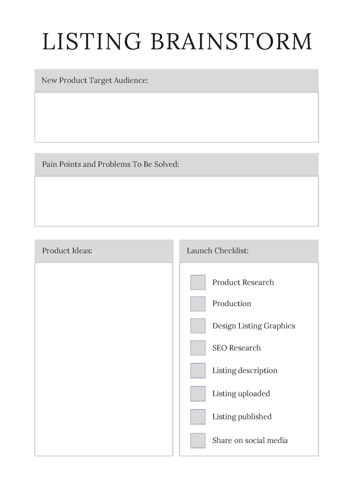 Etsy Shop Planner – Bild 16