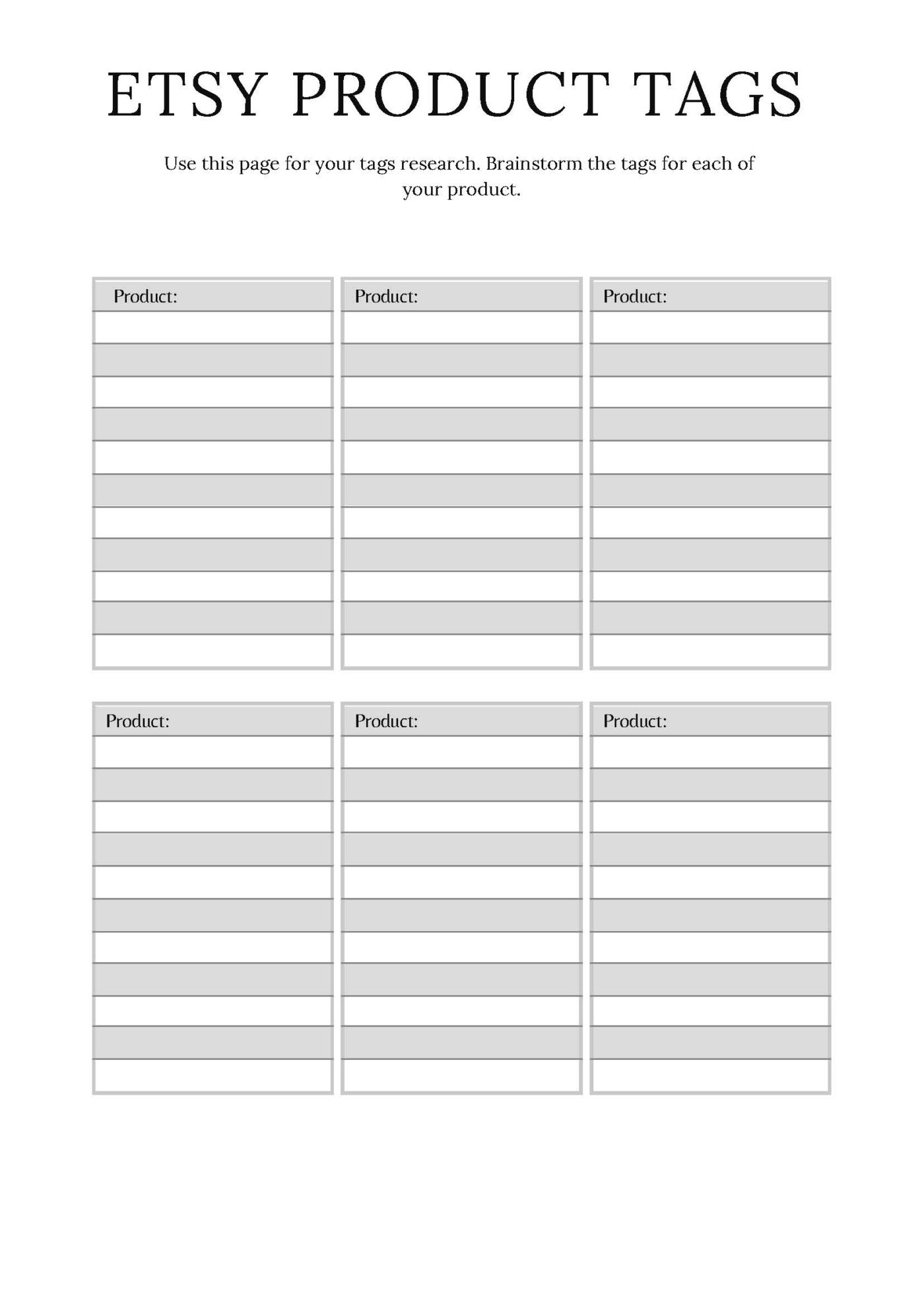 Etsy Shop Planner – Bild 18