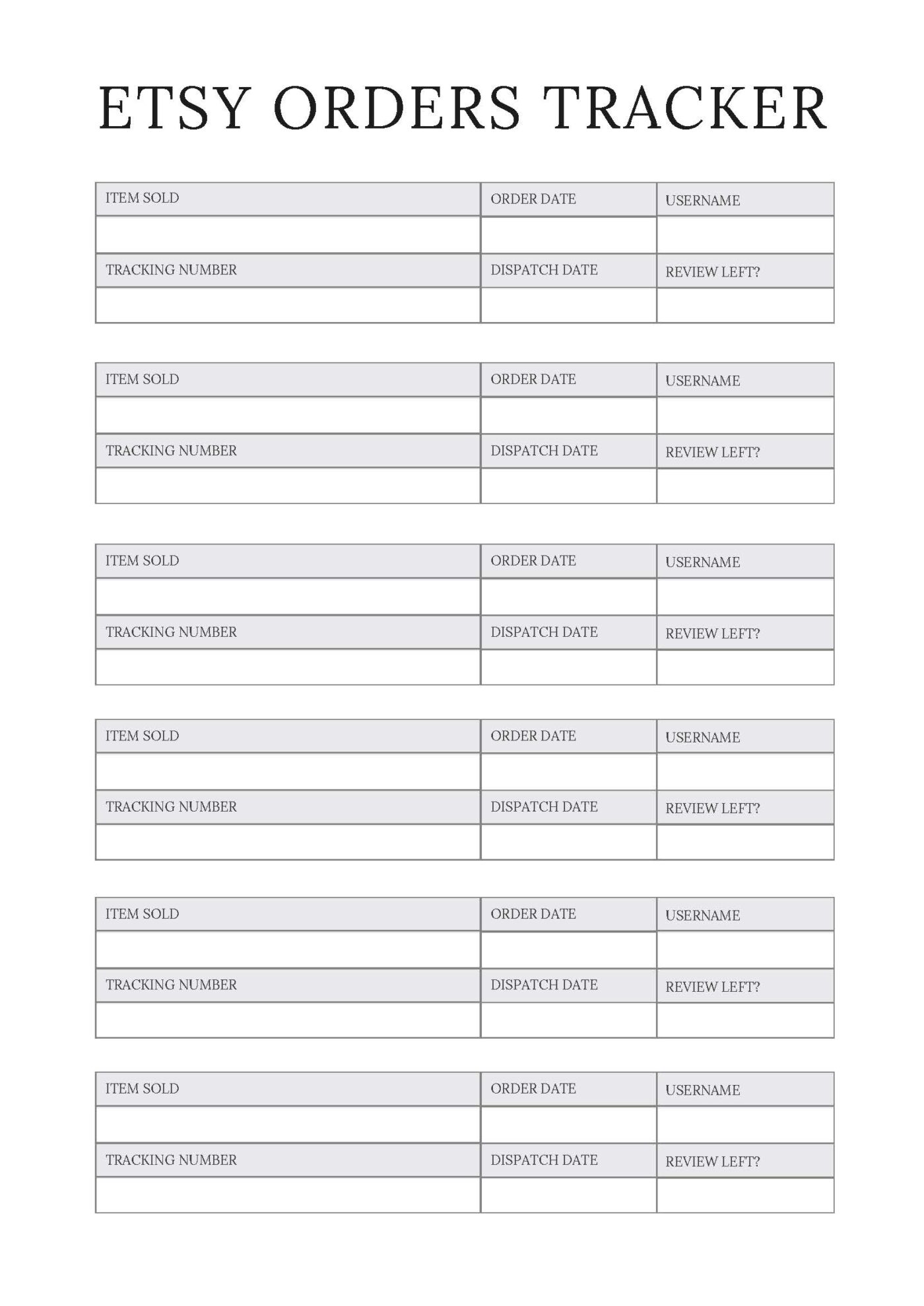 Etsy Shop Planner – Bild 20