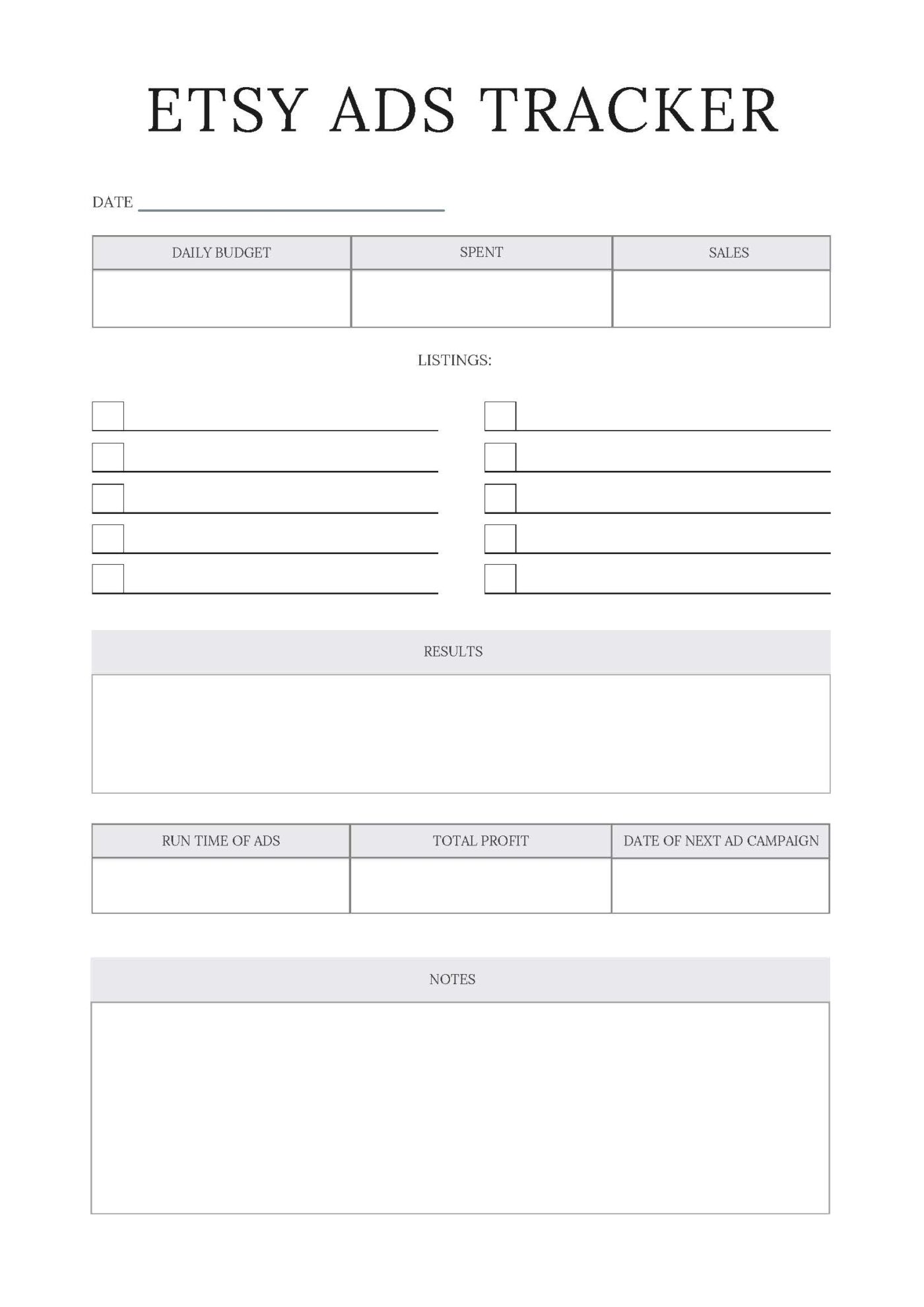 Etsy Shop Planner – Bild 25
