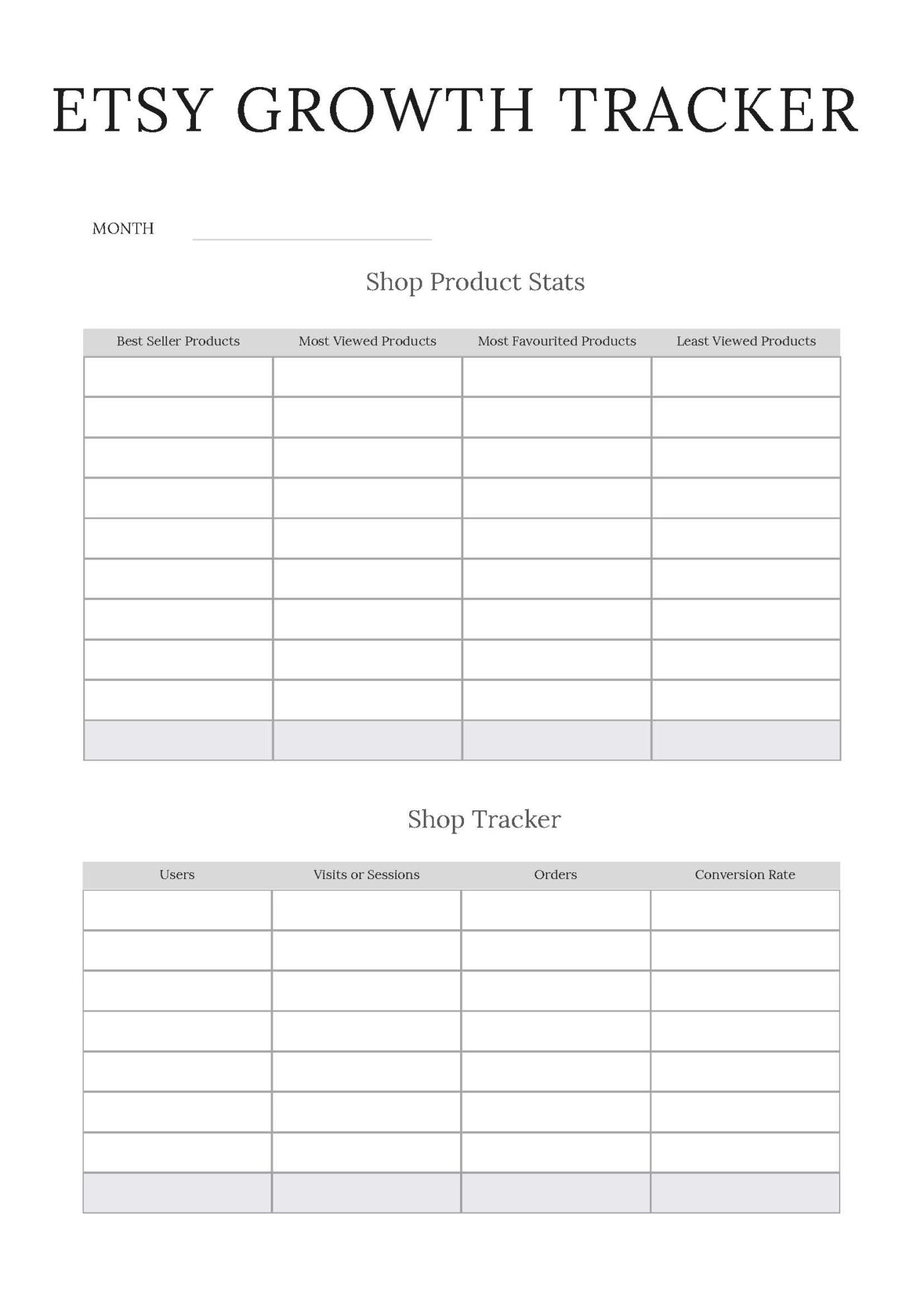Etsy Shop Planner – Bild 28