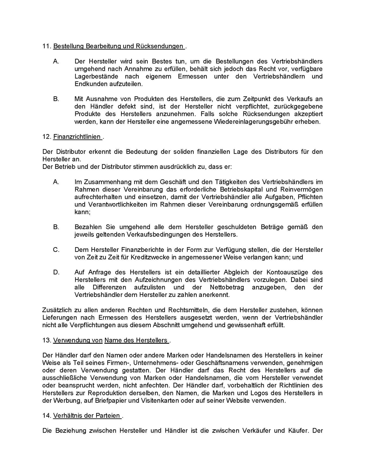 Exklusiver Vertriebsvertrag Microsoft Word-Dokument (.docx) – Bild 5