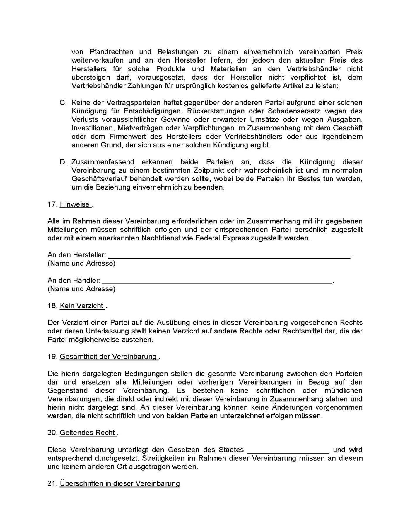 Exklusiver Vertriebsvertrag Microsoft Word-Dokument (.docx) – Bild 7